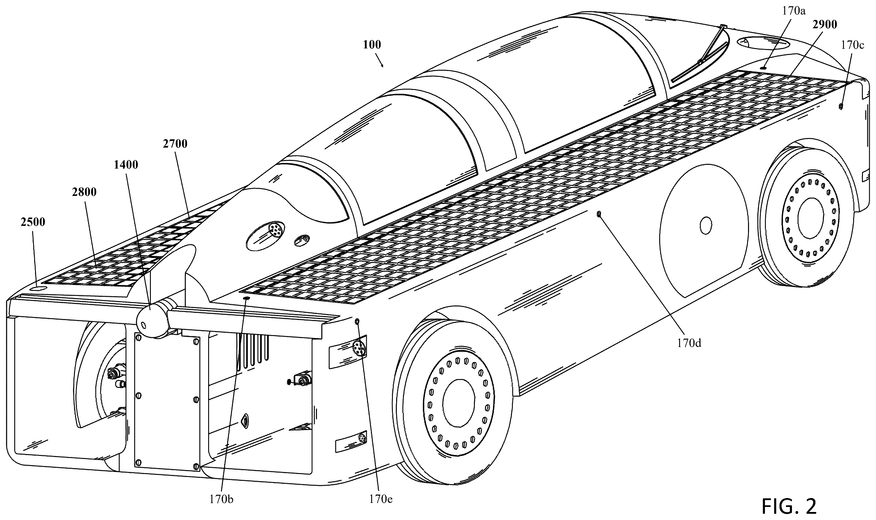 Patent US12583349 Figure 2 – Self-charging electric vehicle (SCEV)