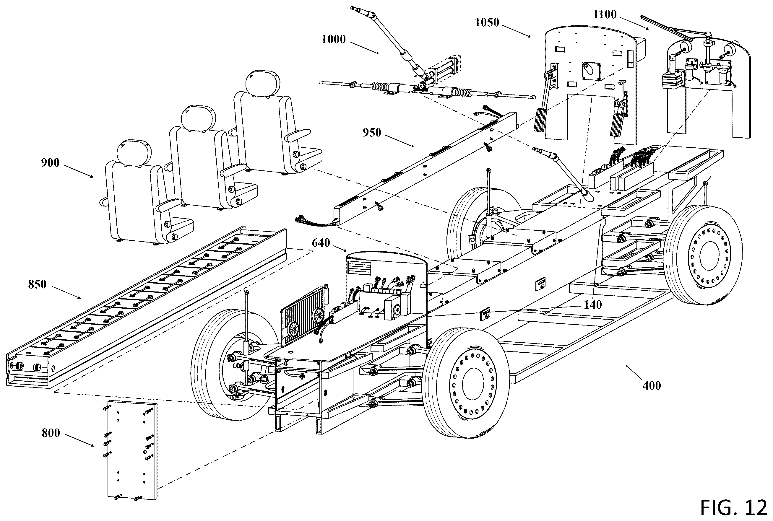 Patent US12583349 Figure 12 – Self-charging electric vehicle (SCEV)