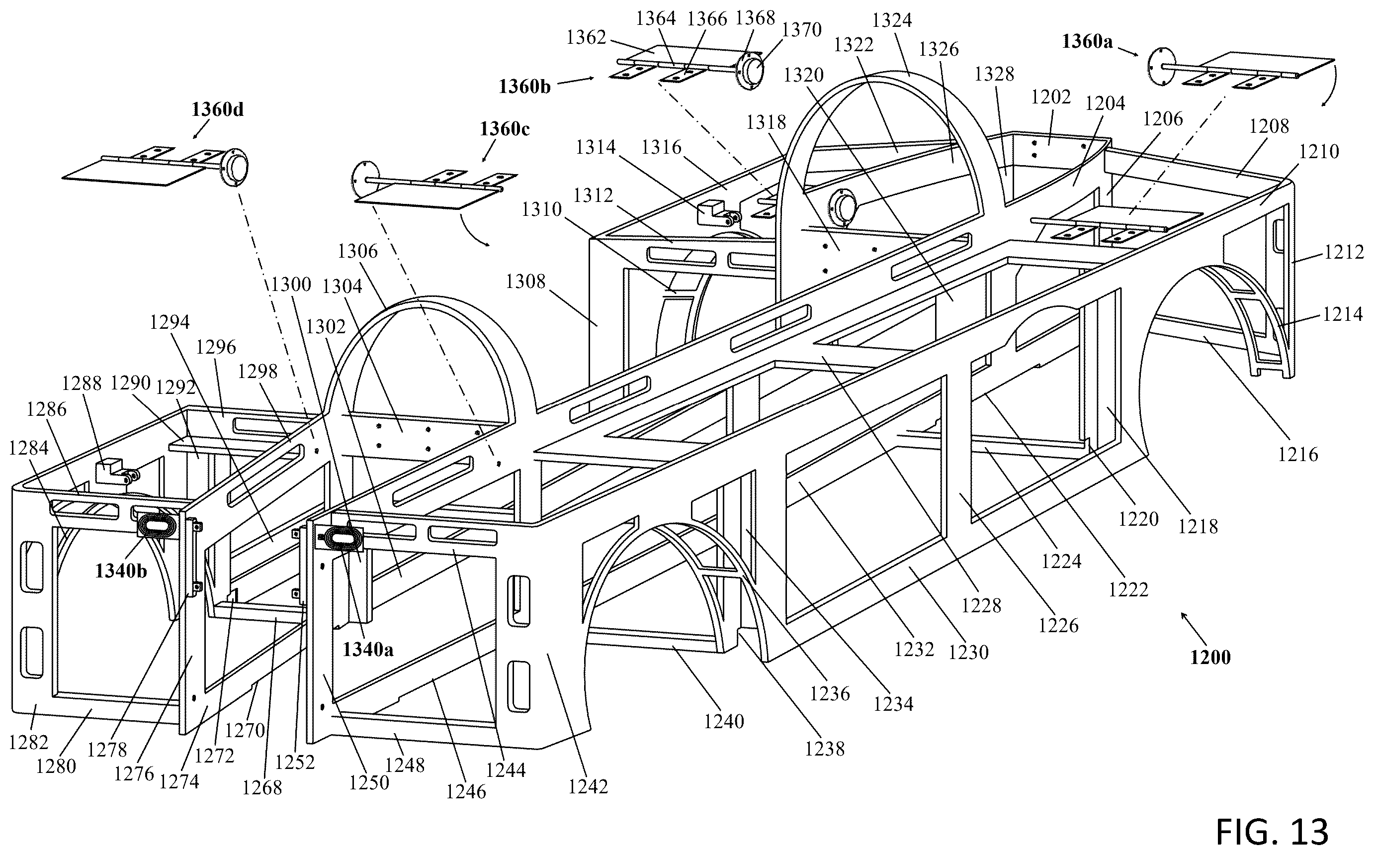 Patent US12583349 Figure 13 – Self-charging electric vehicle (SCEV)