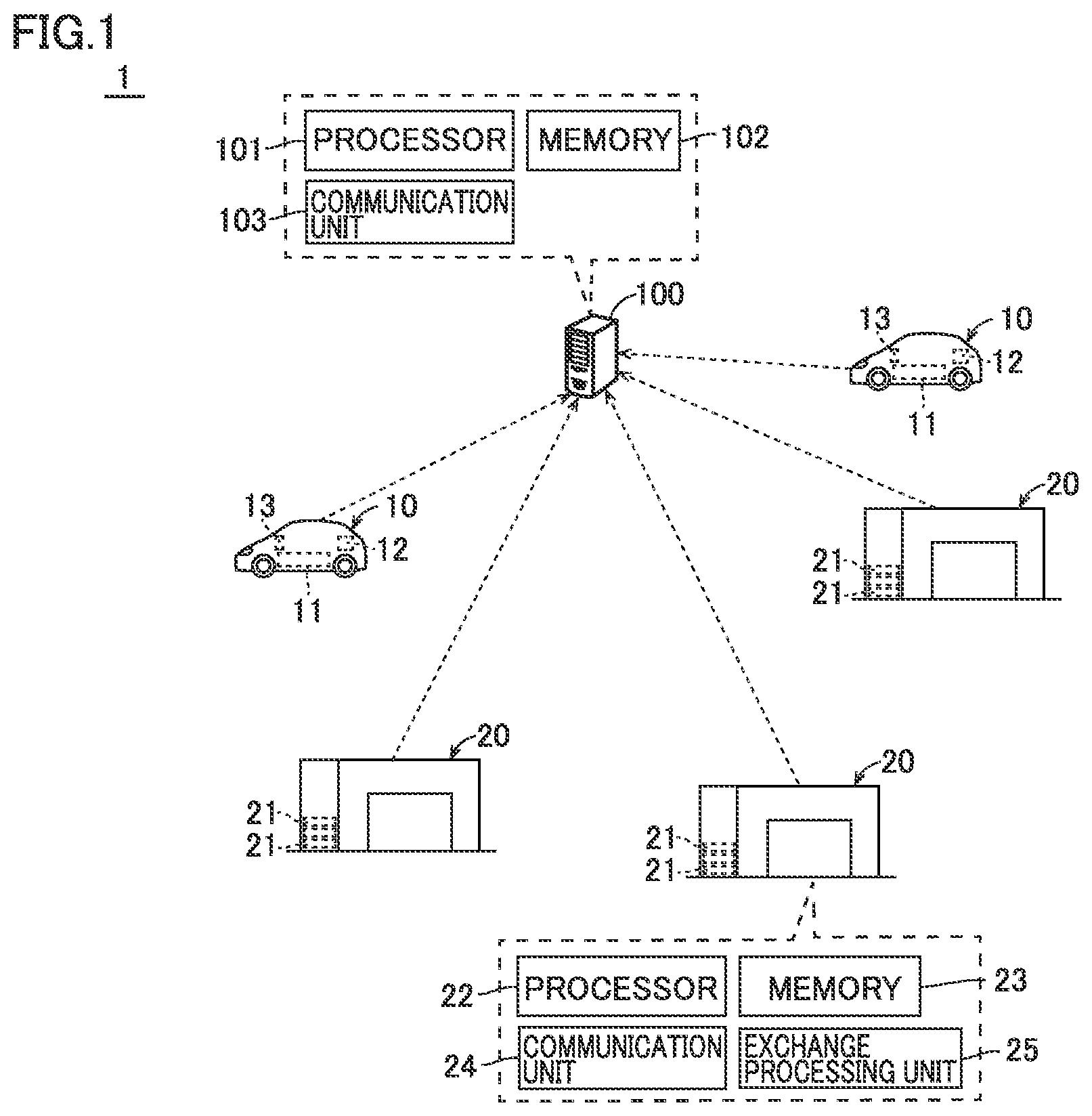 Patent US12583356 Figure 1 – Battery exchange guiding method and battery exchange system
