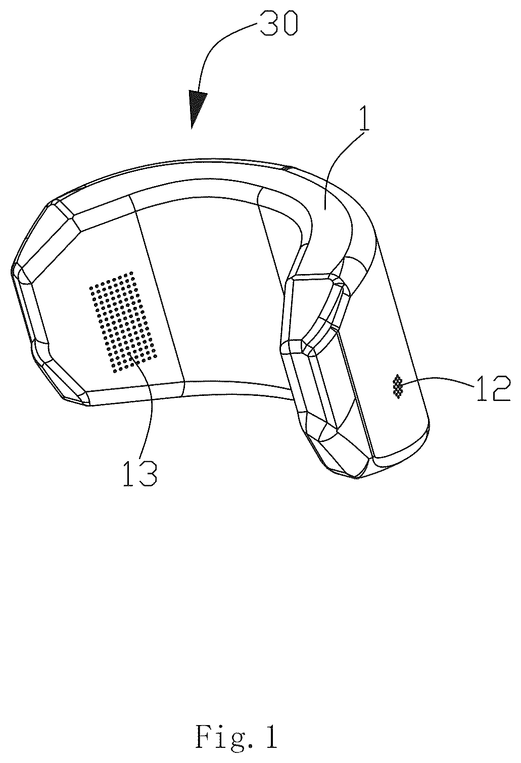 Patent US12583373 — Vehicle headrest — Figure 1