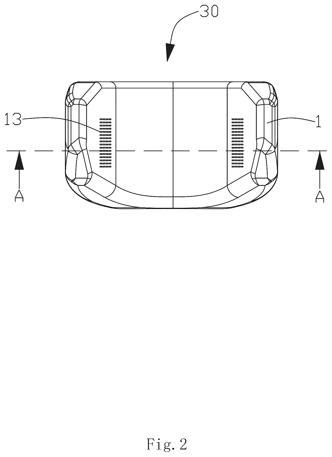 Patent US12583373 Figure 2 – Vehicle headrest