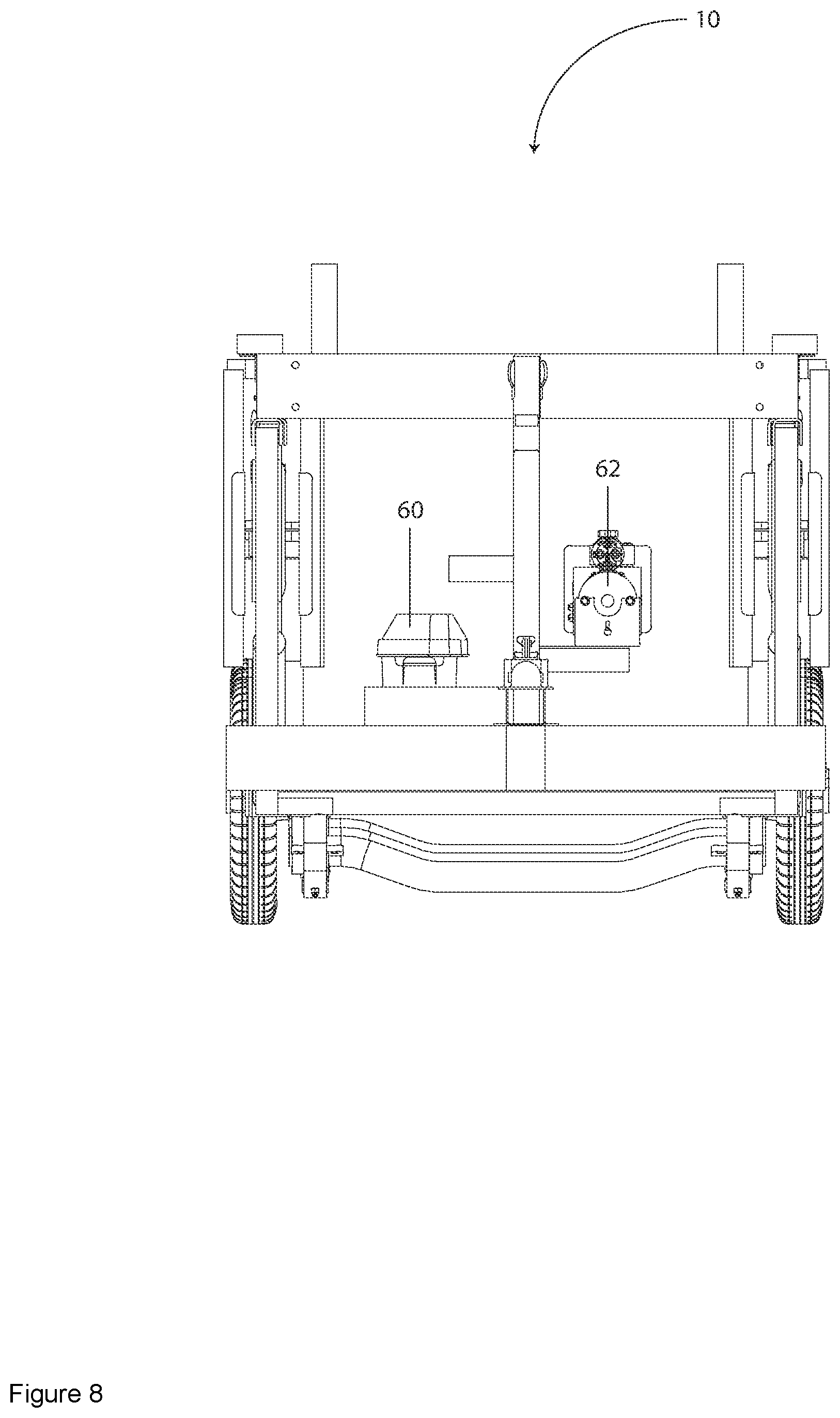 Patent US12583376 Figure 8 – Trailer assembly