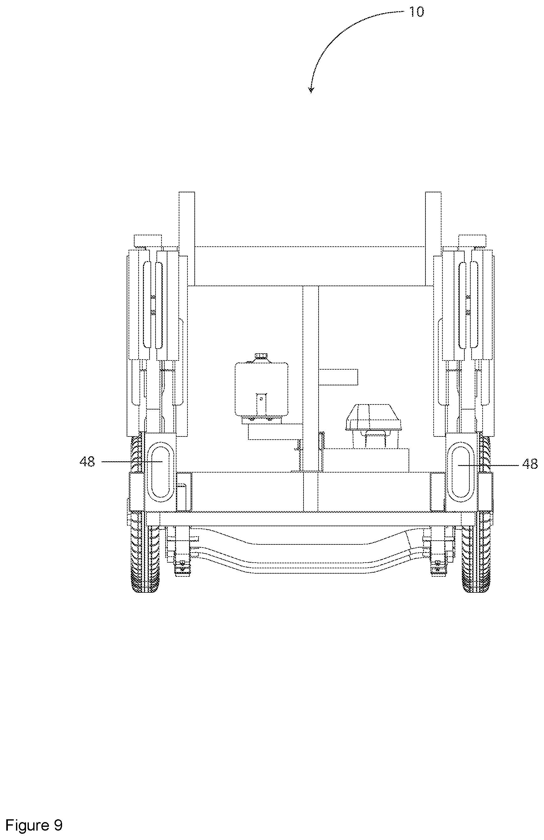 Patent US12583376 Figure 9 – Trailer assembly