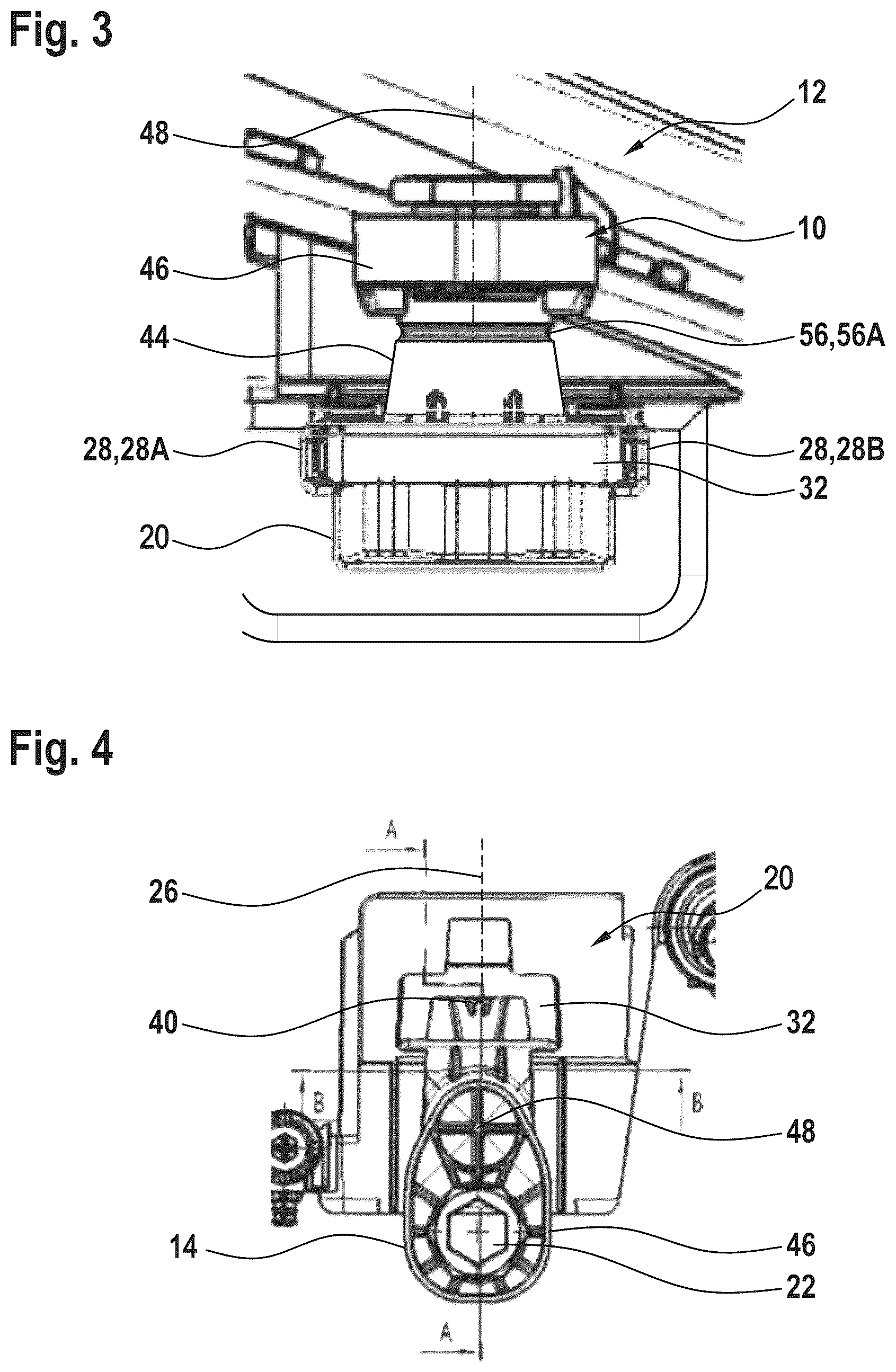 Patent US12583377 Figure 2 – Fastening device for fastening a headlamp in a motor vehicle, a headlamp assembly, a motor vehicle, a kit comprising a plurality of fastening devices