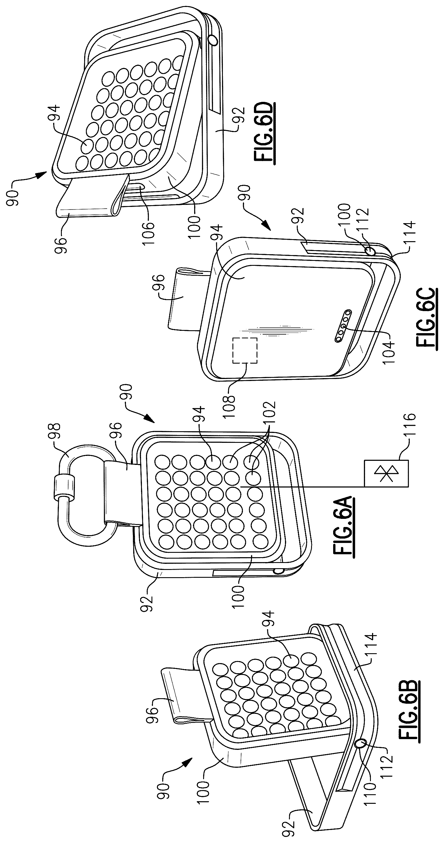 Patent US12583380 Figure 6 – Flexible lighting system