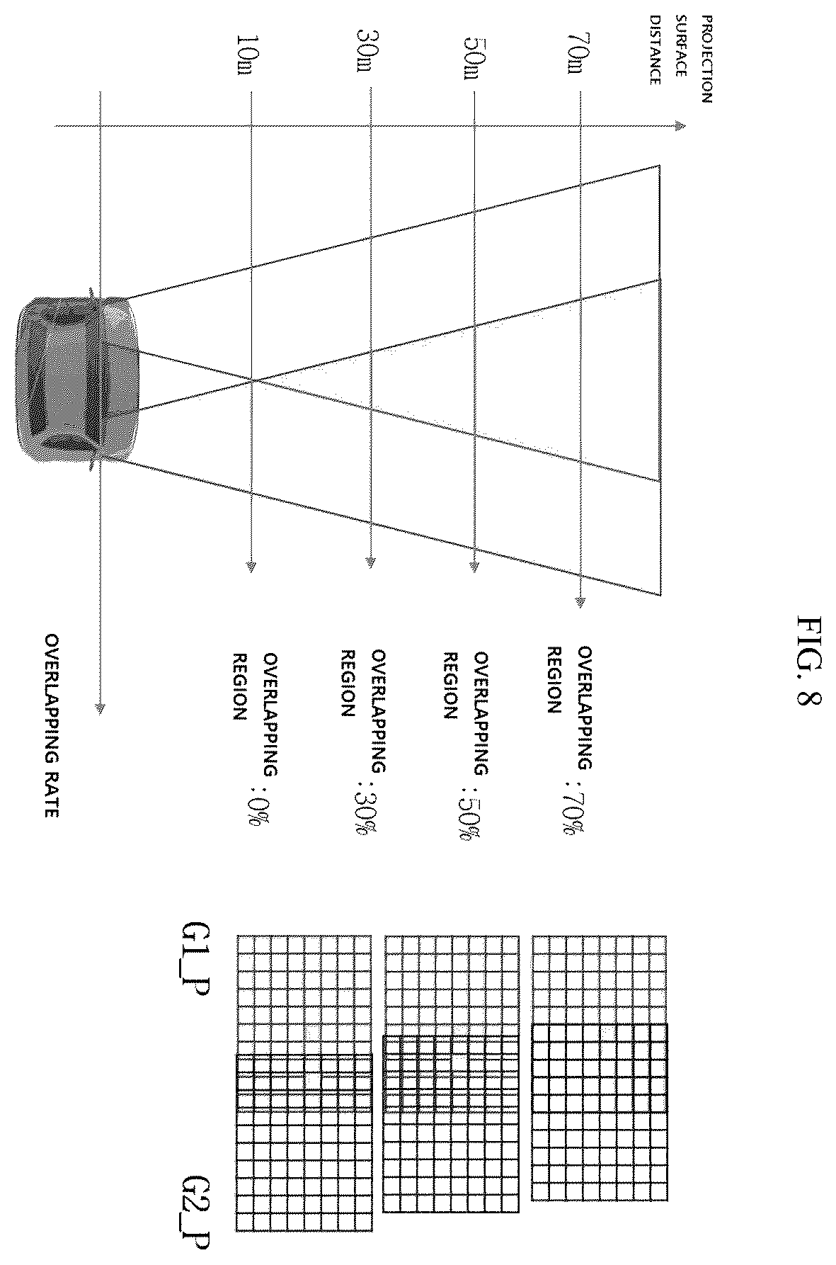 Patent US12583381 Figure 8 – Vehicle lamp system