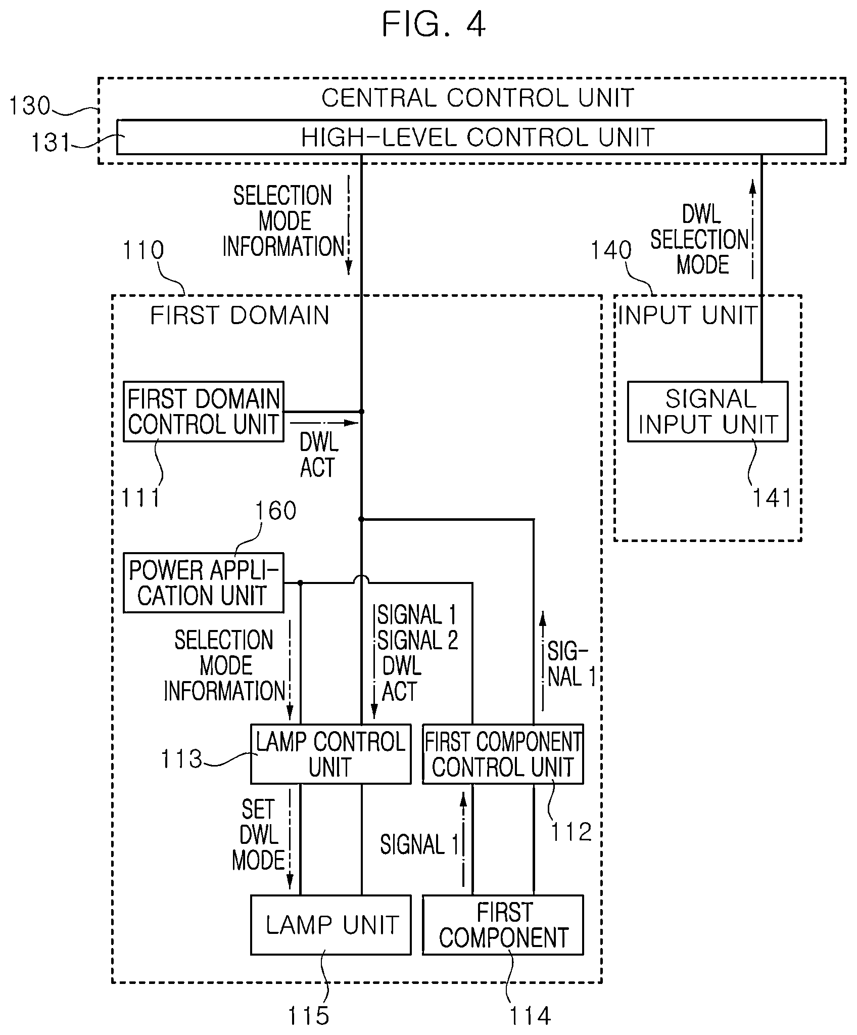 Patent US12583384 Figure 4 – System and method for controlling a vehicle condition check light using a DWL mode