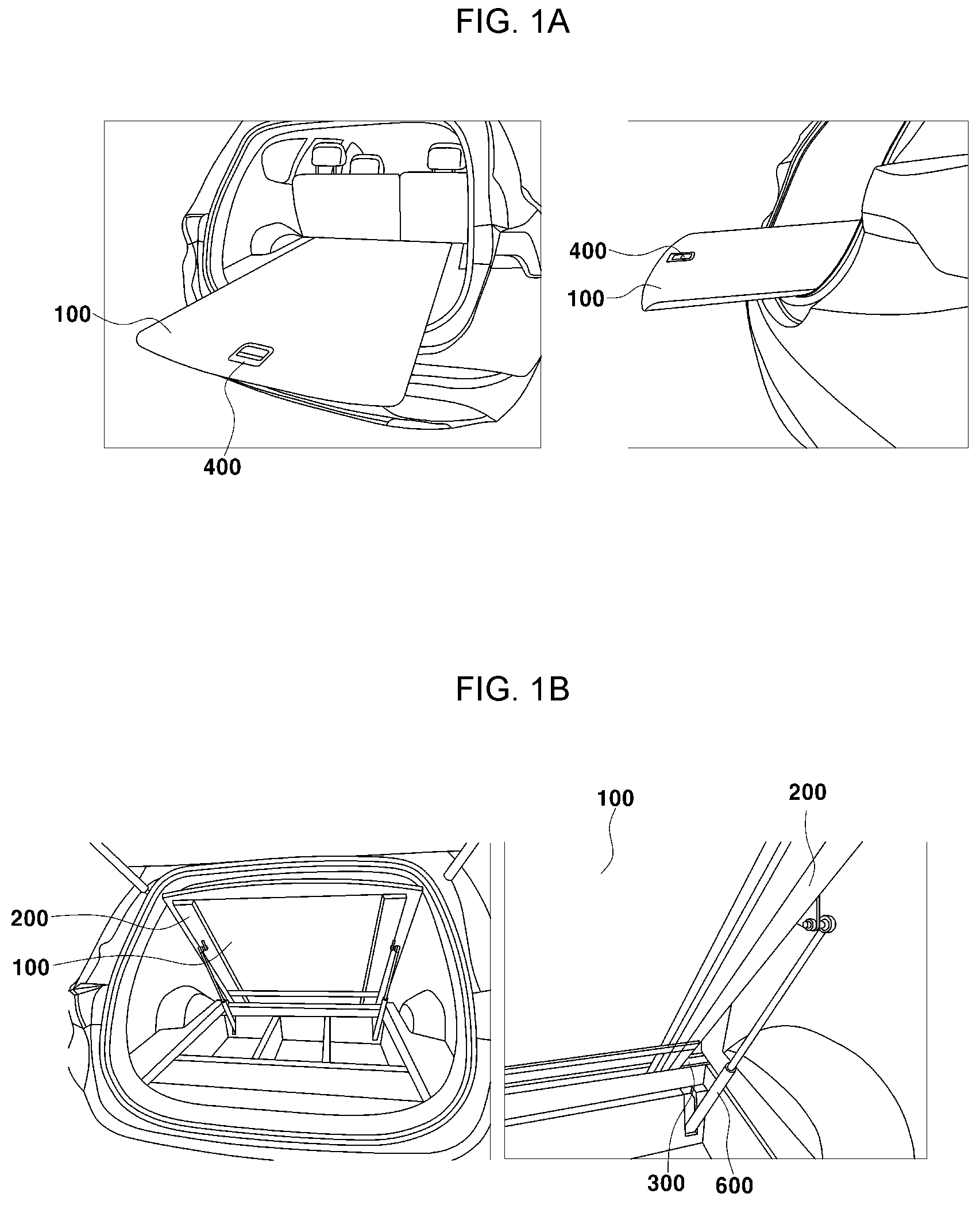 Patent US12583391 Figure 1 – Luggage space-extensible slidable and pivotable board structure