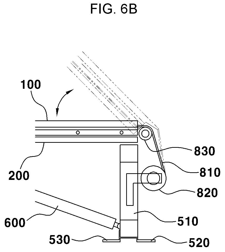 Patent US12583391 Figure 5 – Luggage space-extensible slidable and pivotable board structure