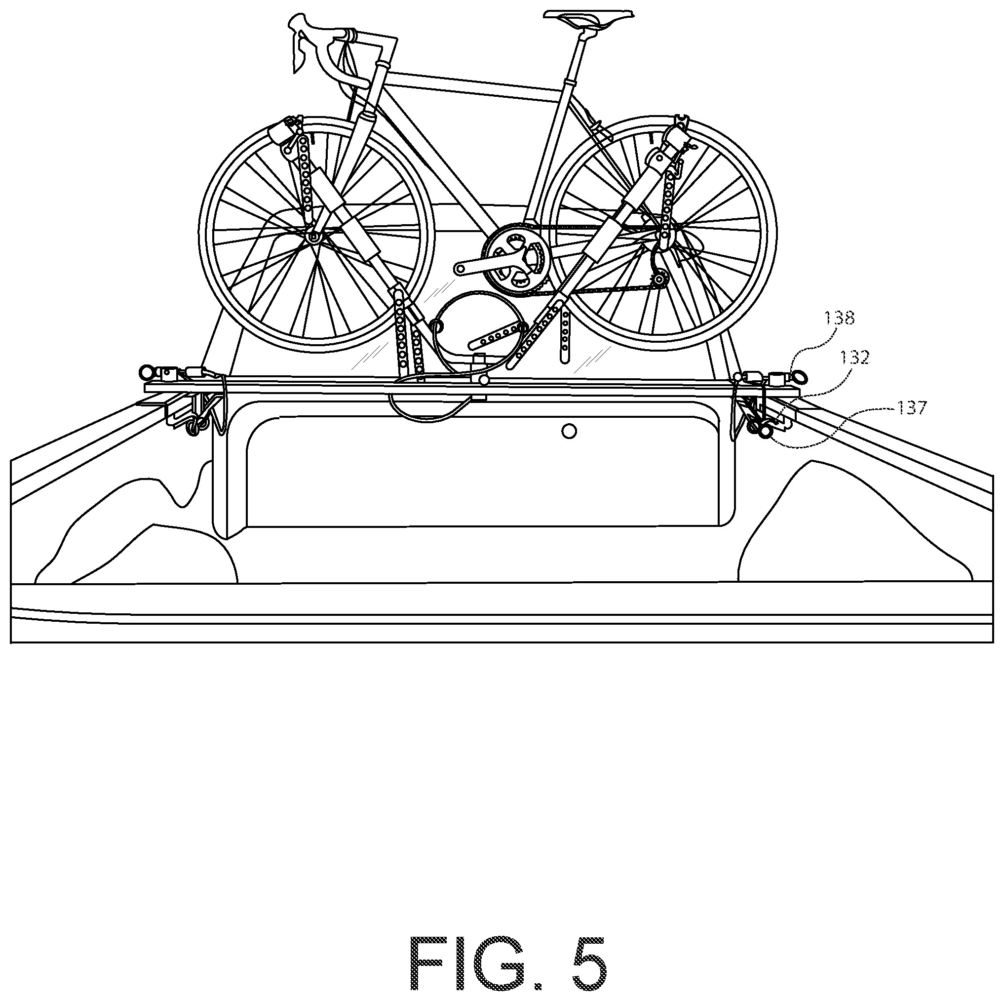 Patent US12583395 Figure 5 – Rail top cargo management system
