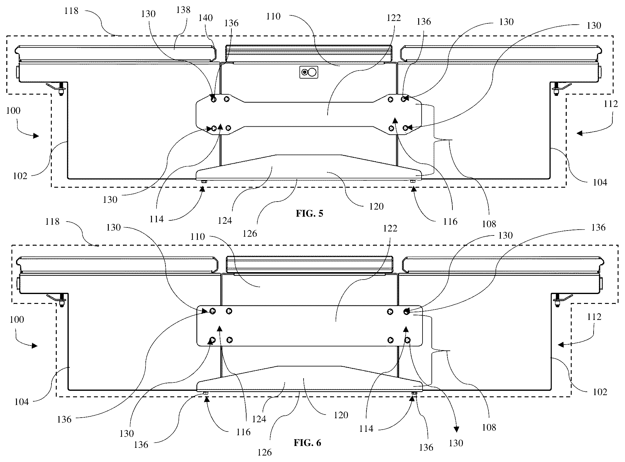 Patent US12583397 Figure 5 – Modular truck bed storage system