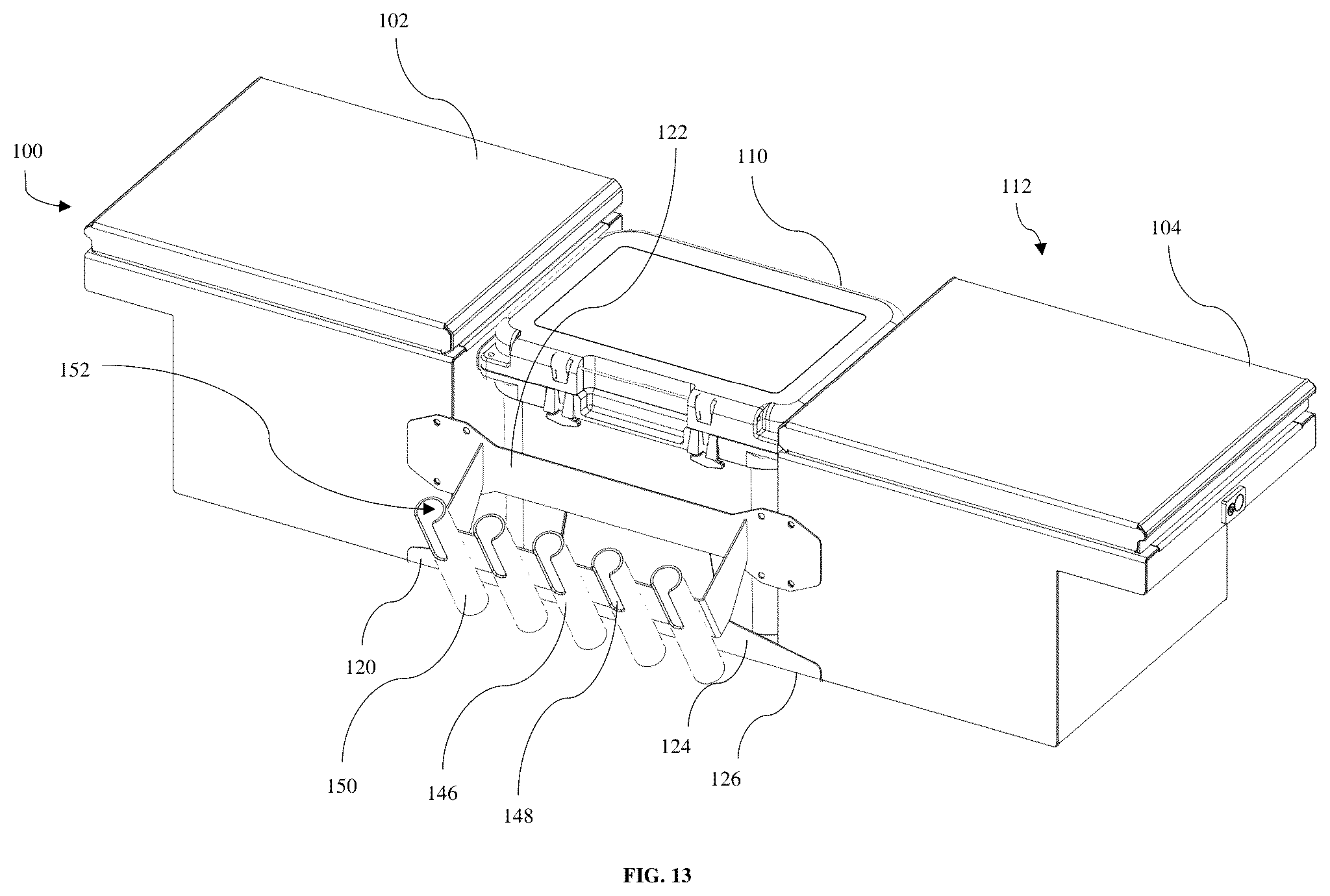 Patent US12583397 Figure 11 – Modular truck bed storage system