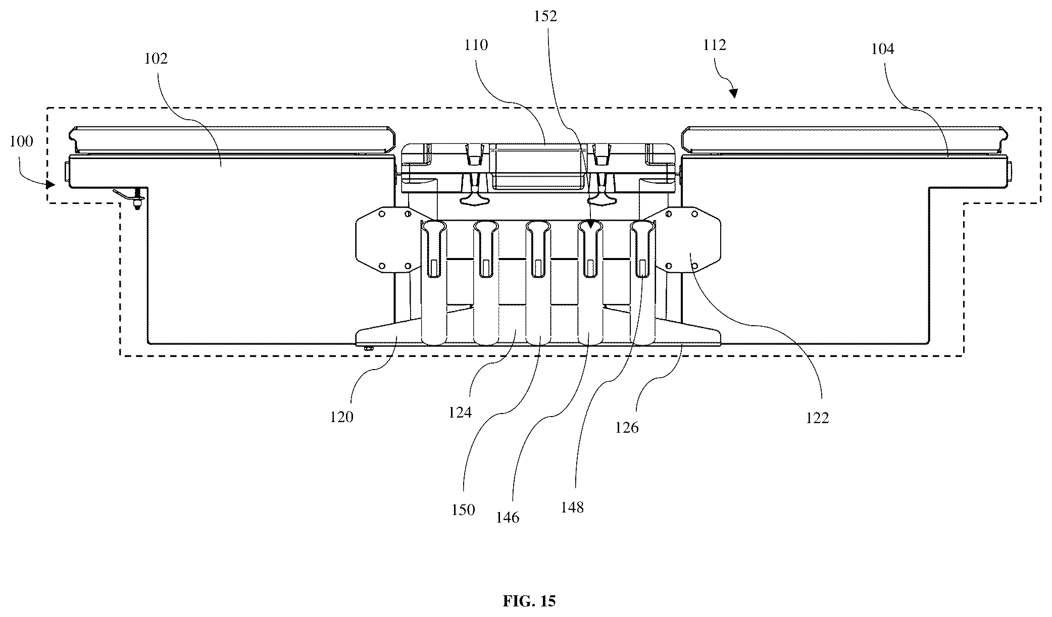 Patent US12583397 Figure 13 – Modular truck bed storage system
