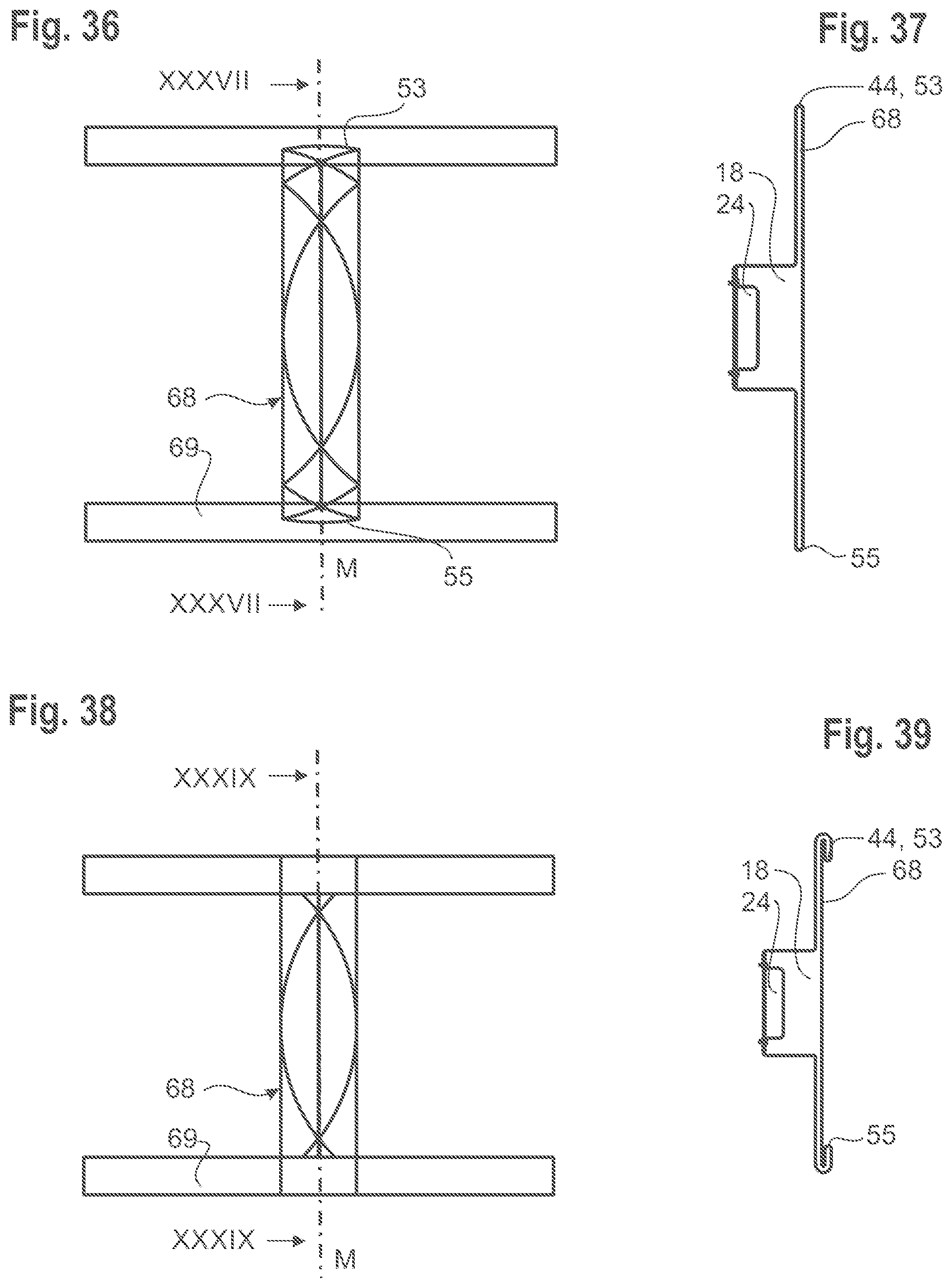 Patent US12583408 Figure 16 – Steering wheel with an airbag