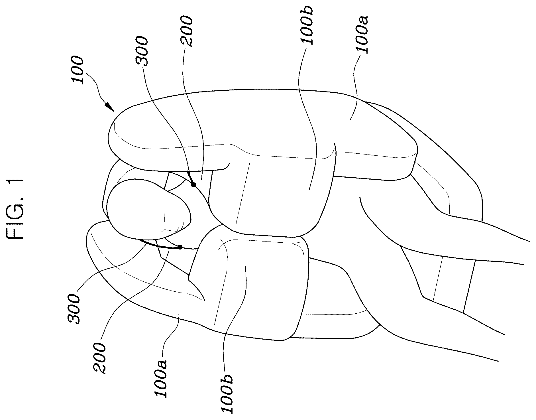 Patent US12583412 Figure 1 – Air bag device