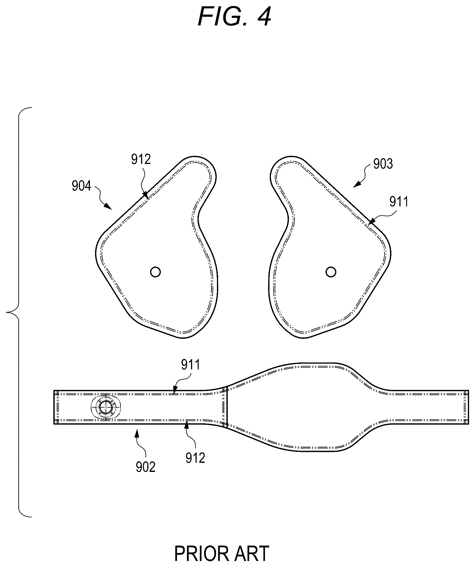 Patent US12583413 Figure 4 – Three-dimensional air bag
