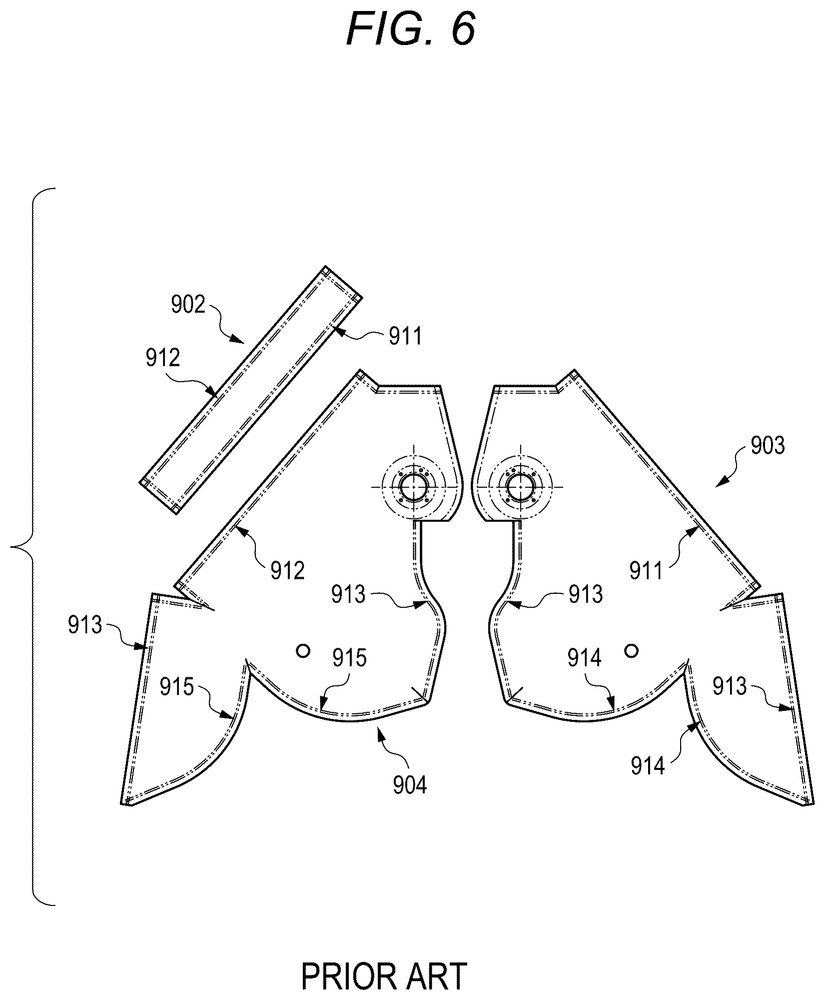 Patent US12583413 Figure 6 – Three-dimensional air bag