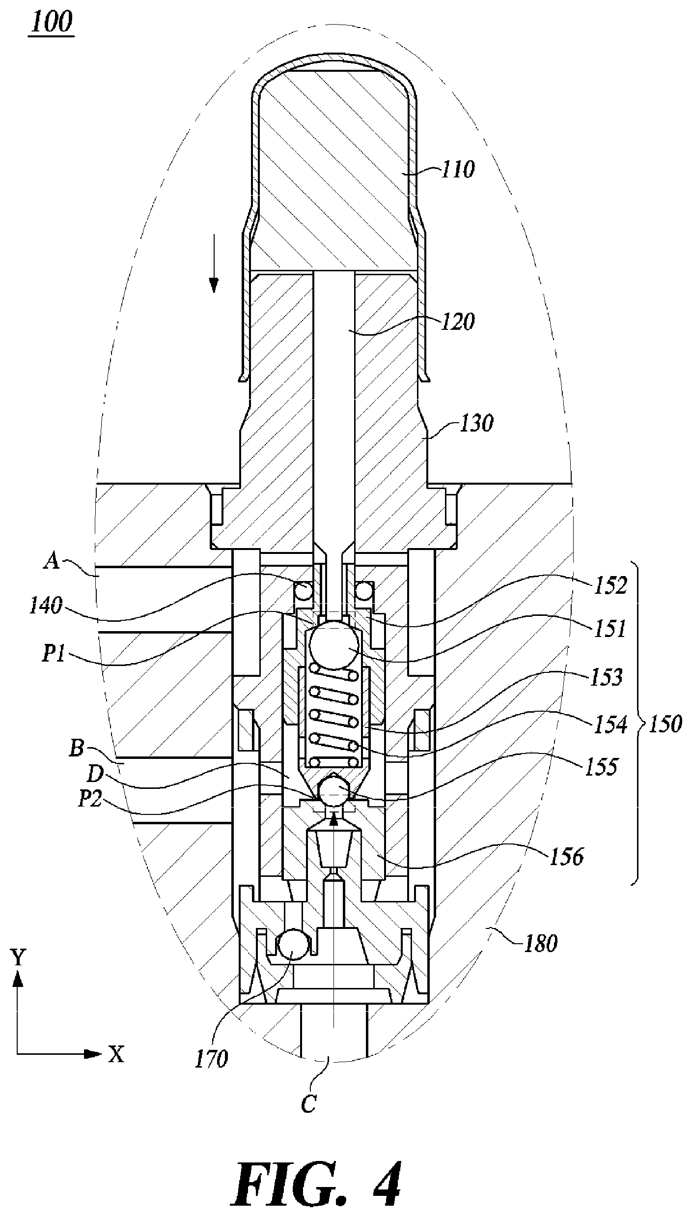 Patent US12583429 Figure 4 – 3-way solenoid valve, brake system for vehicle including the same, and controlling method for the same