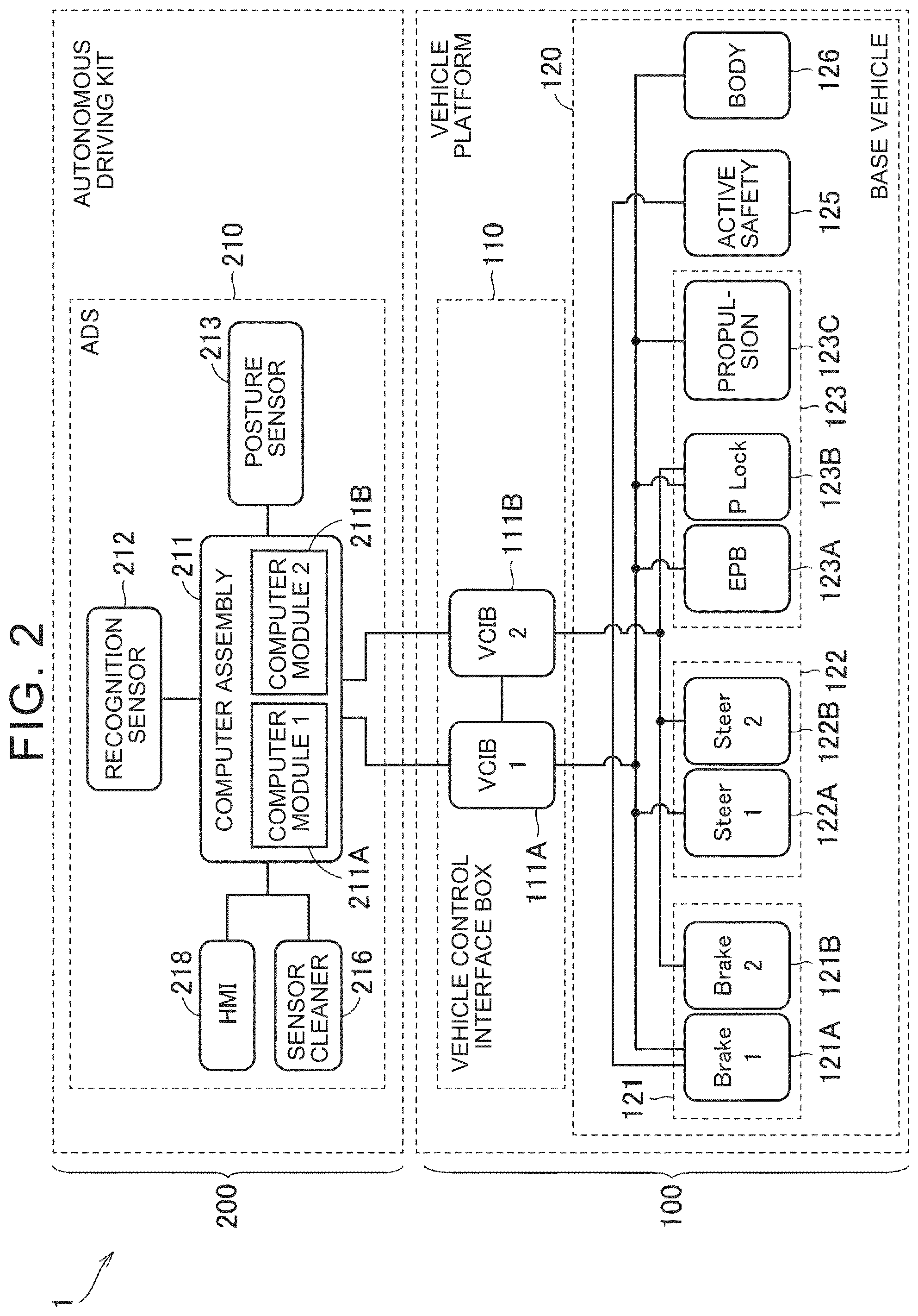Patent US12583432 Figure 2 – Vehicle