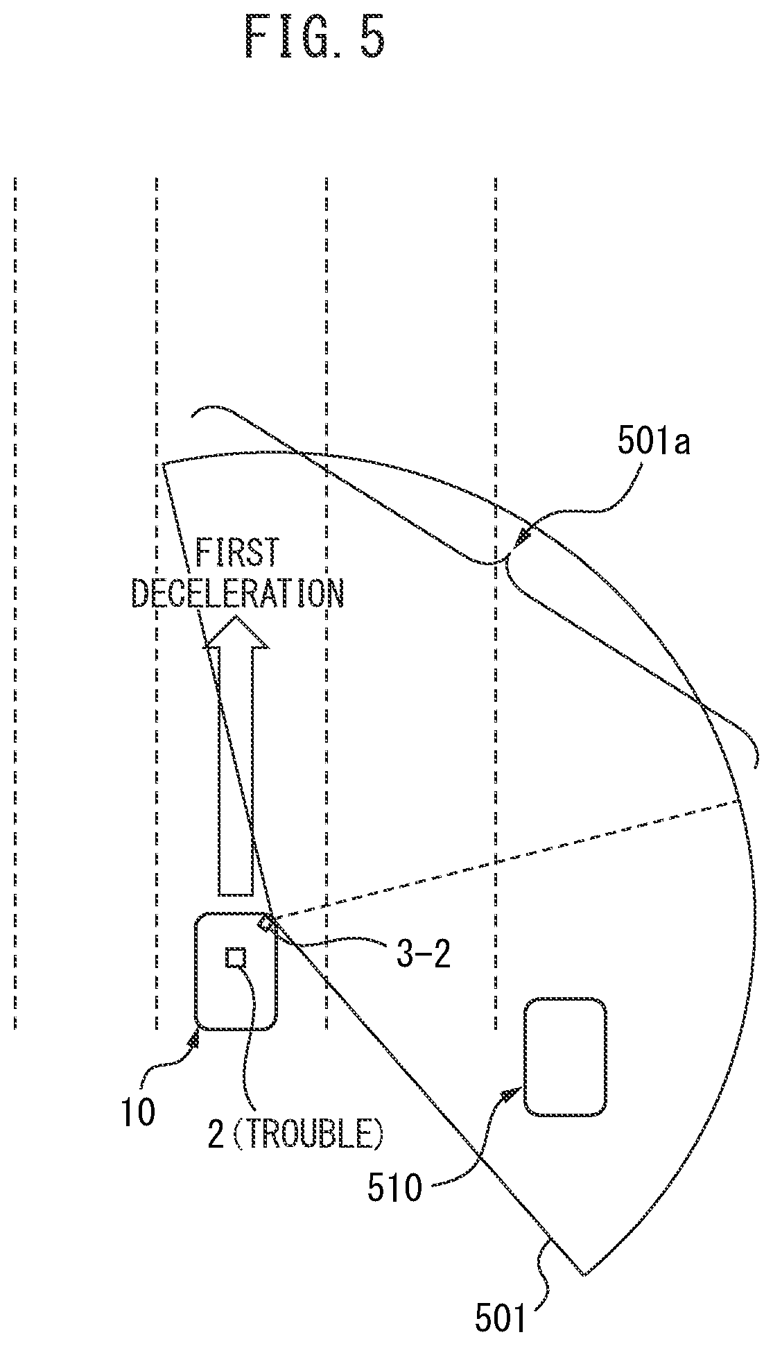 Patent US12583445 Figure 5 – Vehicle controller, method, and computer program for vehicle control