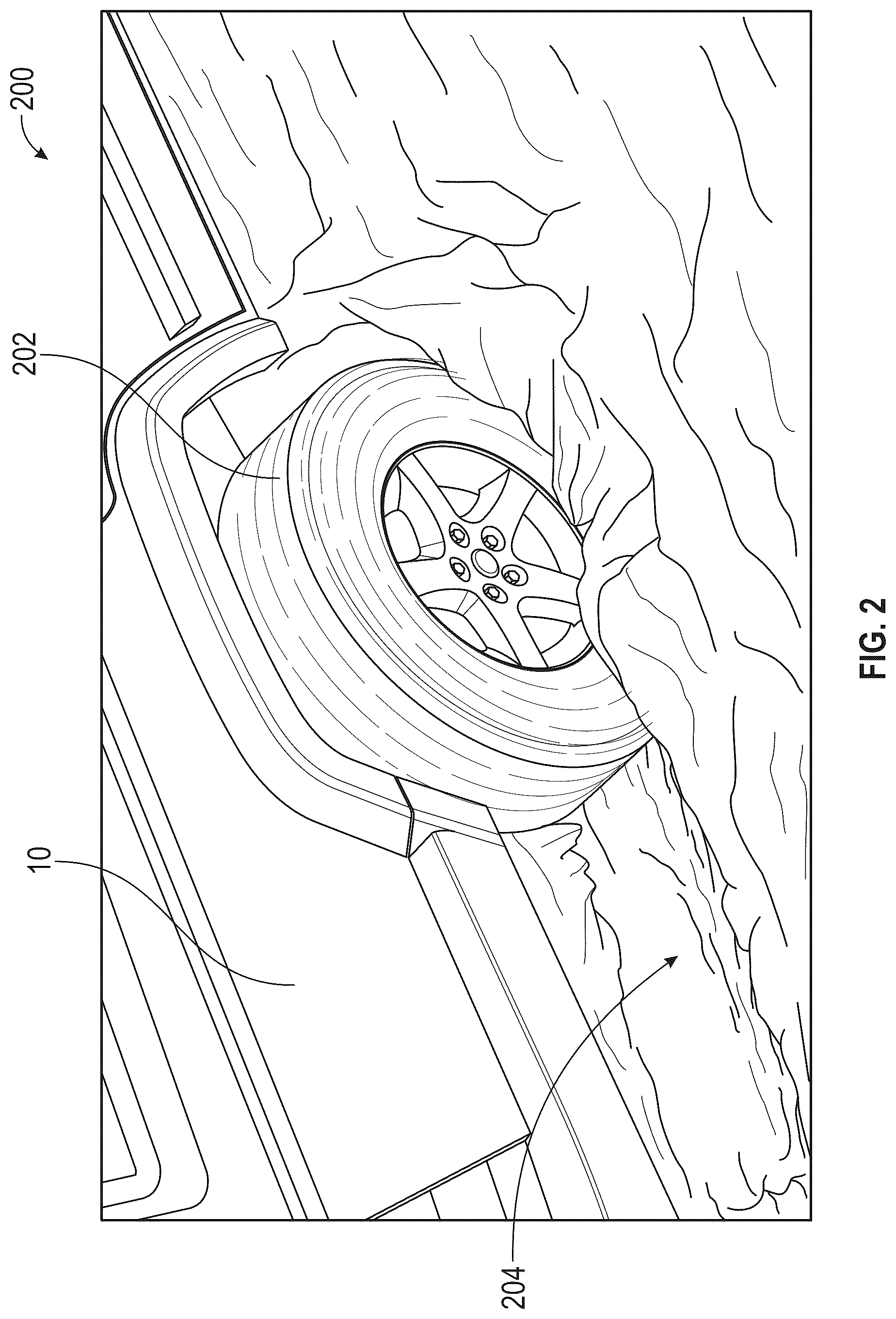 Patent US12583459 Figure 2 – Method to automatically rock free a stuck vehicle