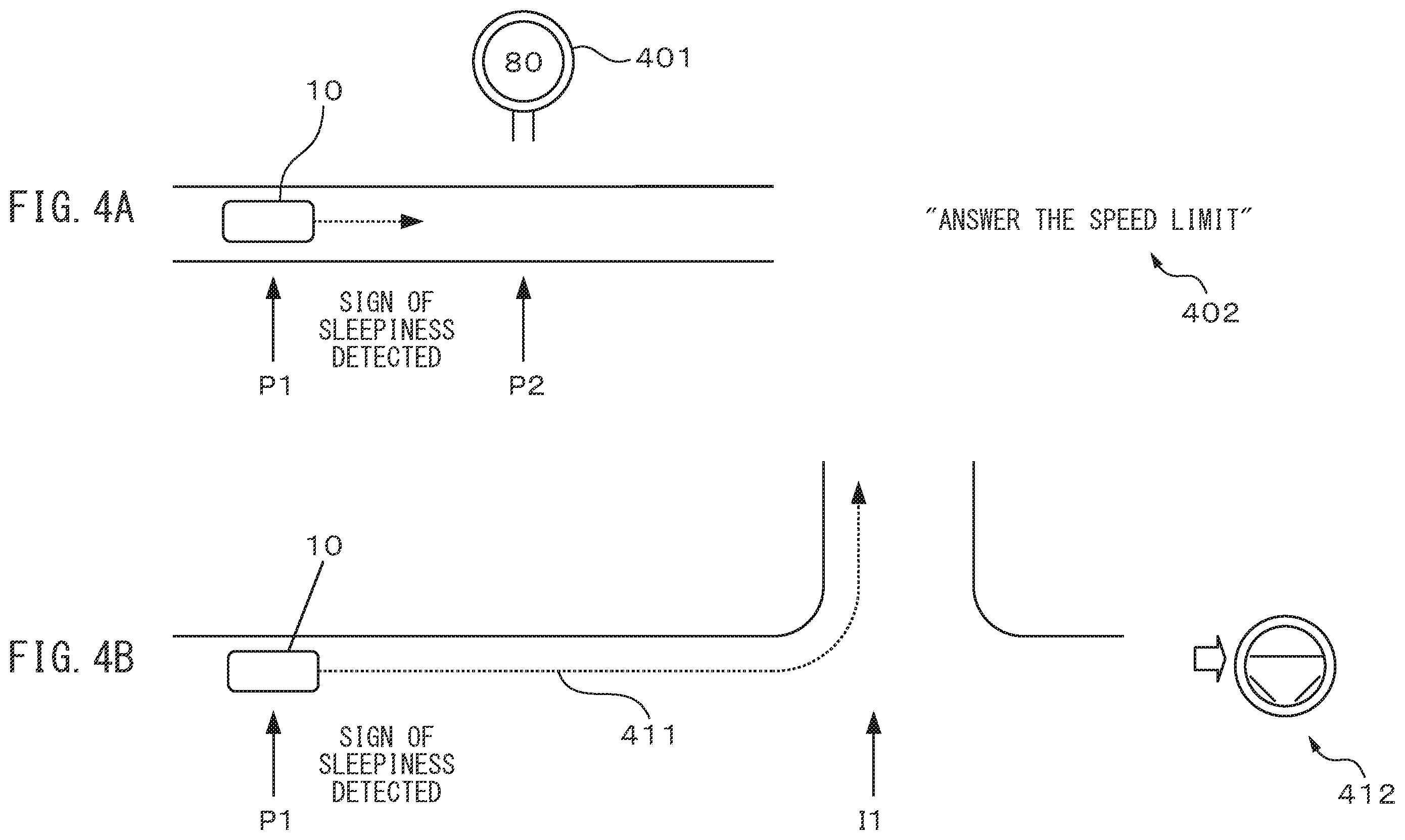 Patent US12583460 Figure 4 – Driving support device, method, and computer program for supporting driving