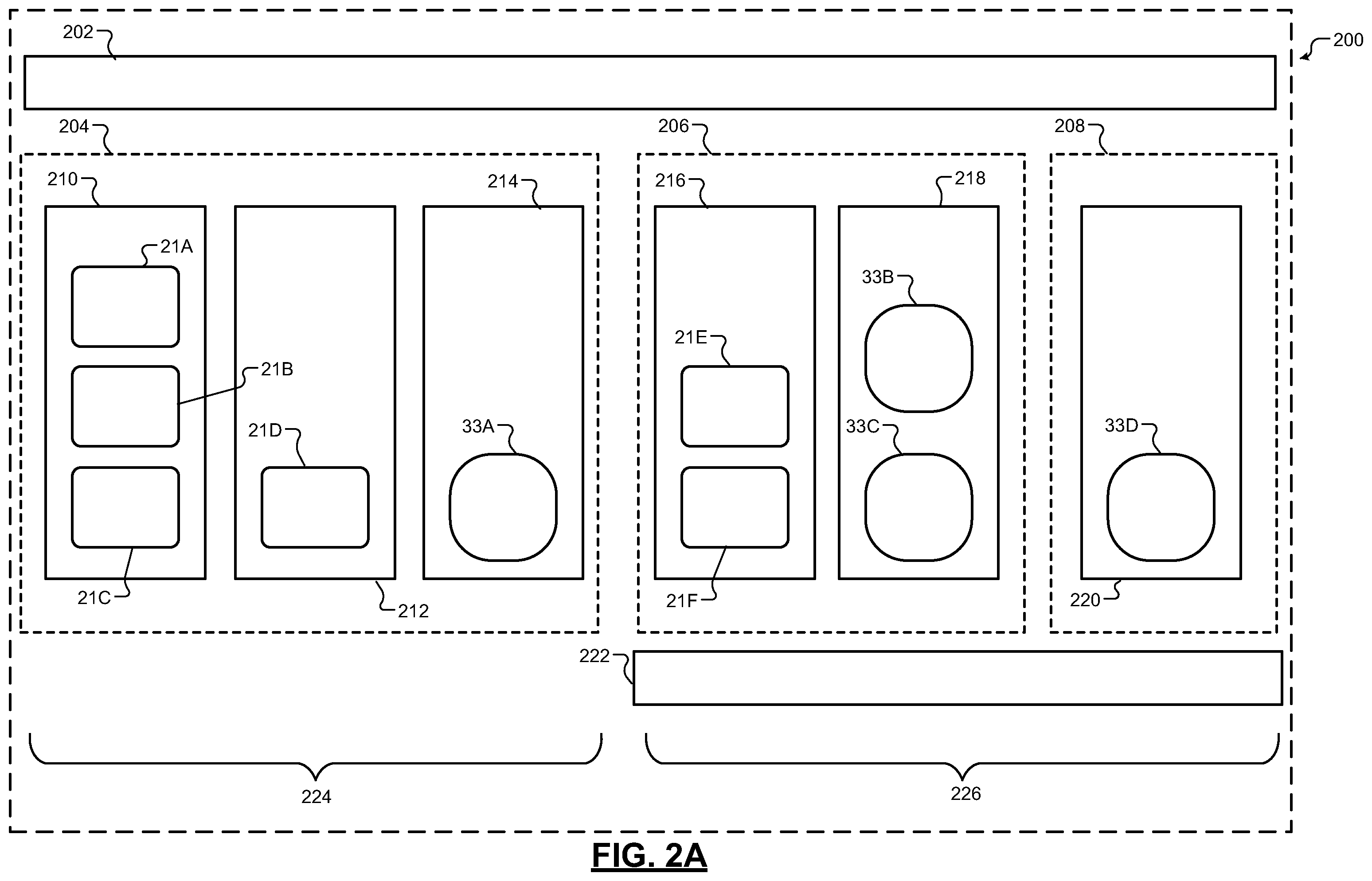 Patent US12583466 Figure 2 – Vehicle control modules including containerized orchestration and resource management for mixed criticality systems