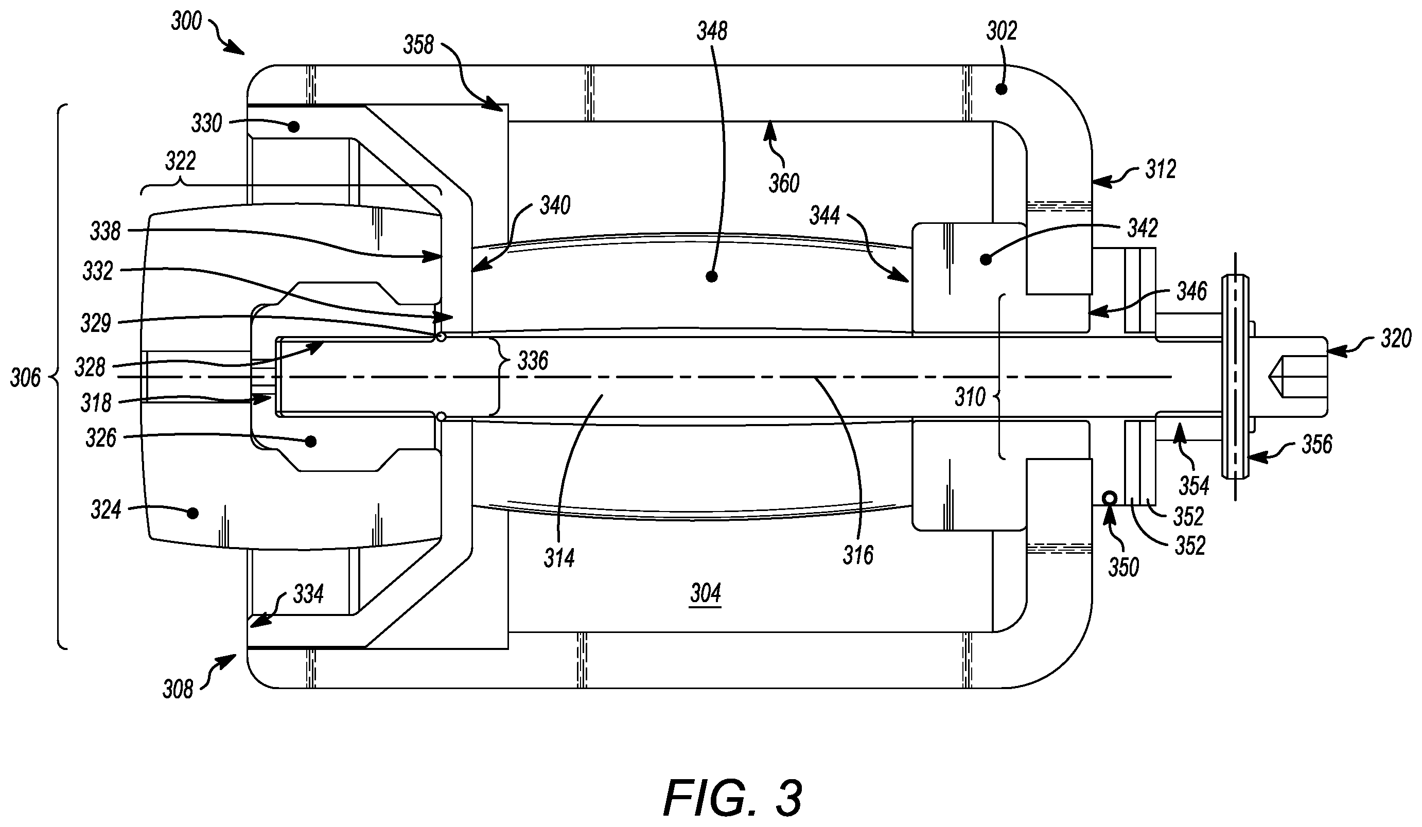 Patent US12583490 Figure 3 – Yoke assembly for a coupler system