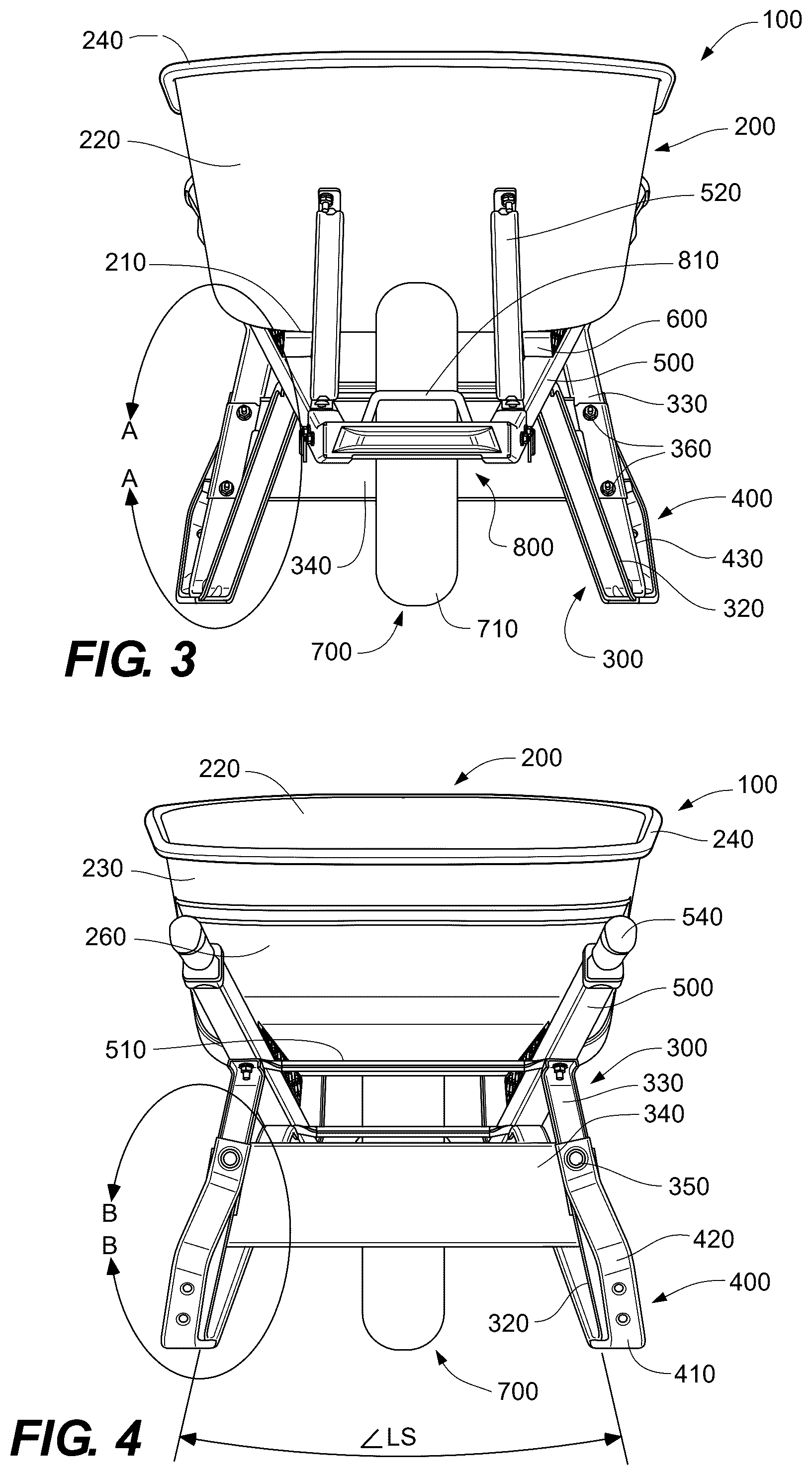 Patent US12583495 Figure 3 – Wheelbarrow stabilizer