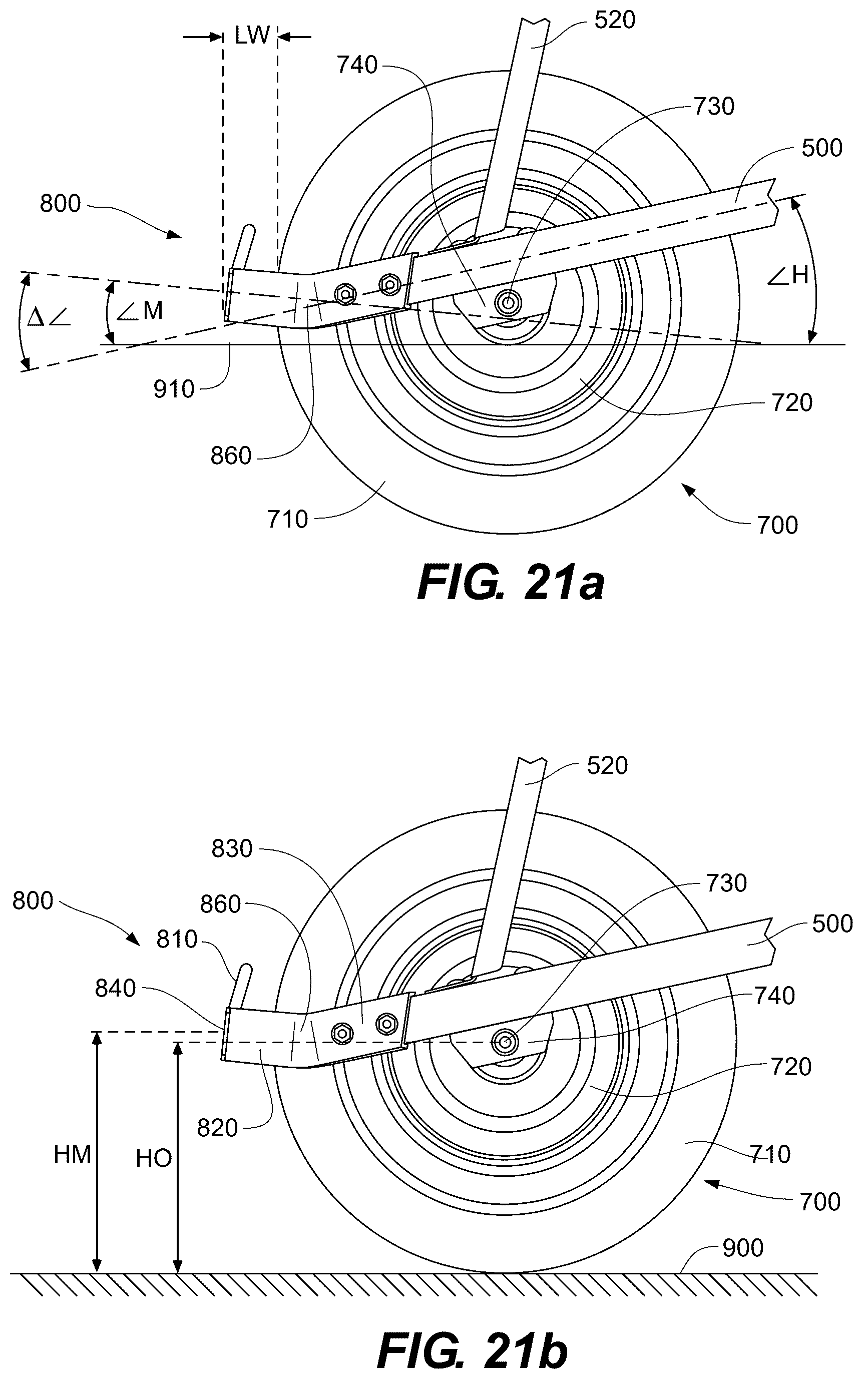 Patent US12583495 Figure 10 – Wheelbarrow stabilizer