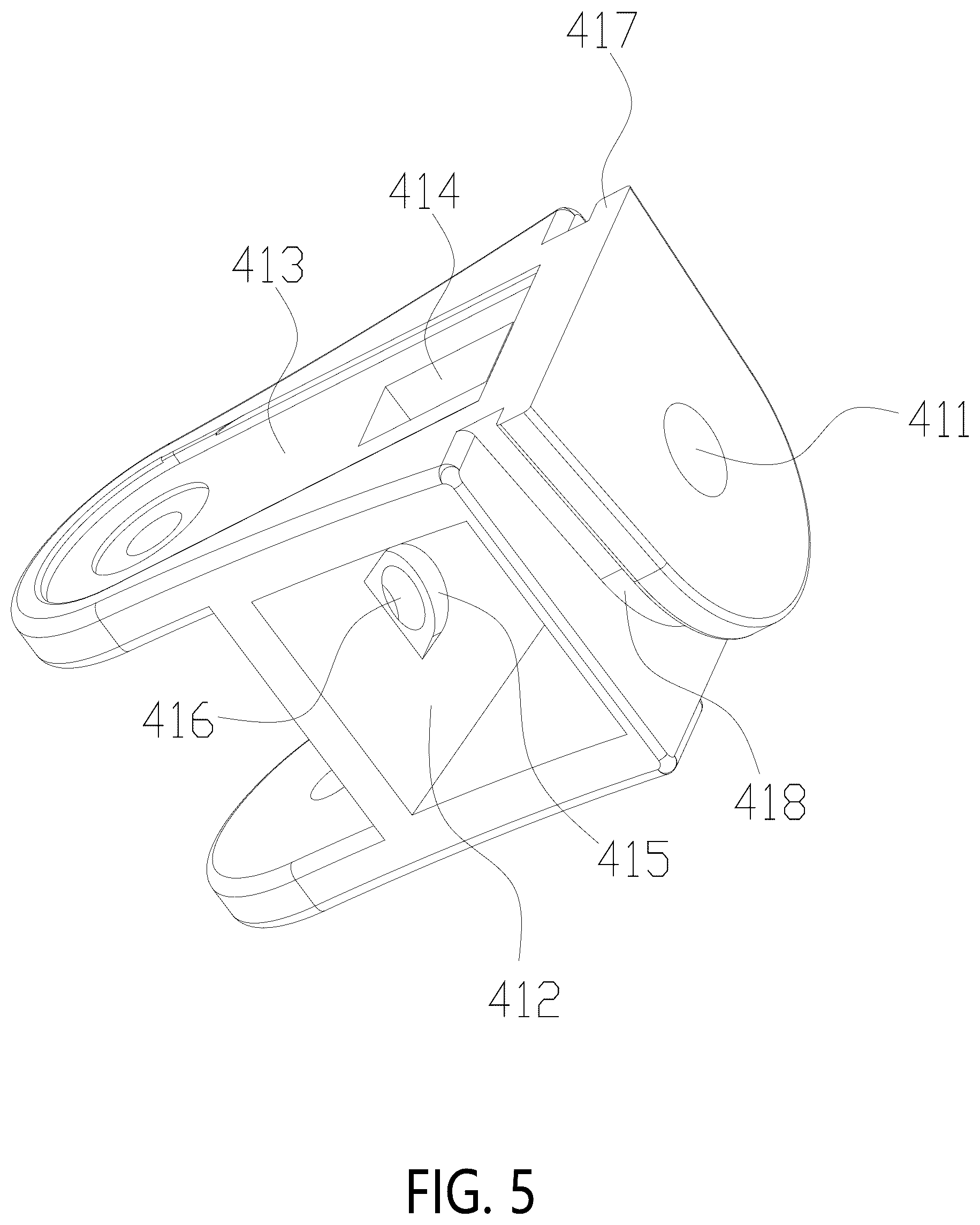 Patent US12583496 Figure 5 – Cart capable of being laterally opened