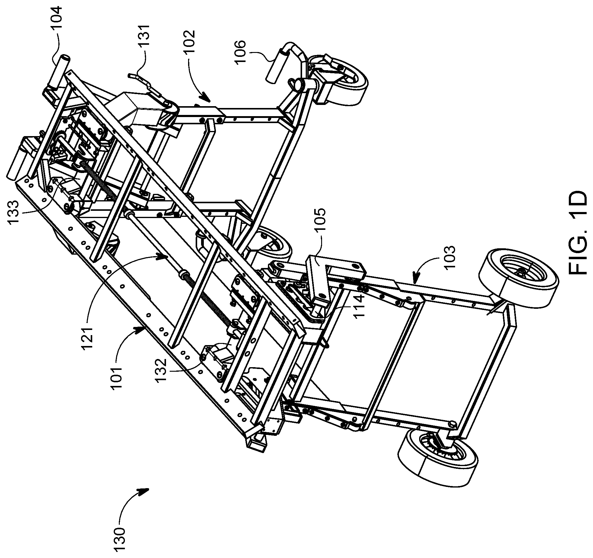 Patent US12583497 Figure 4 – Single-operator multi-function foldable transporter