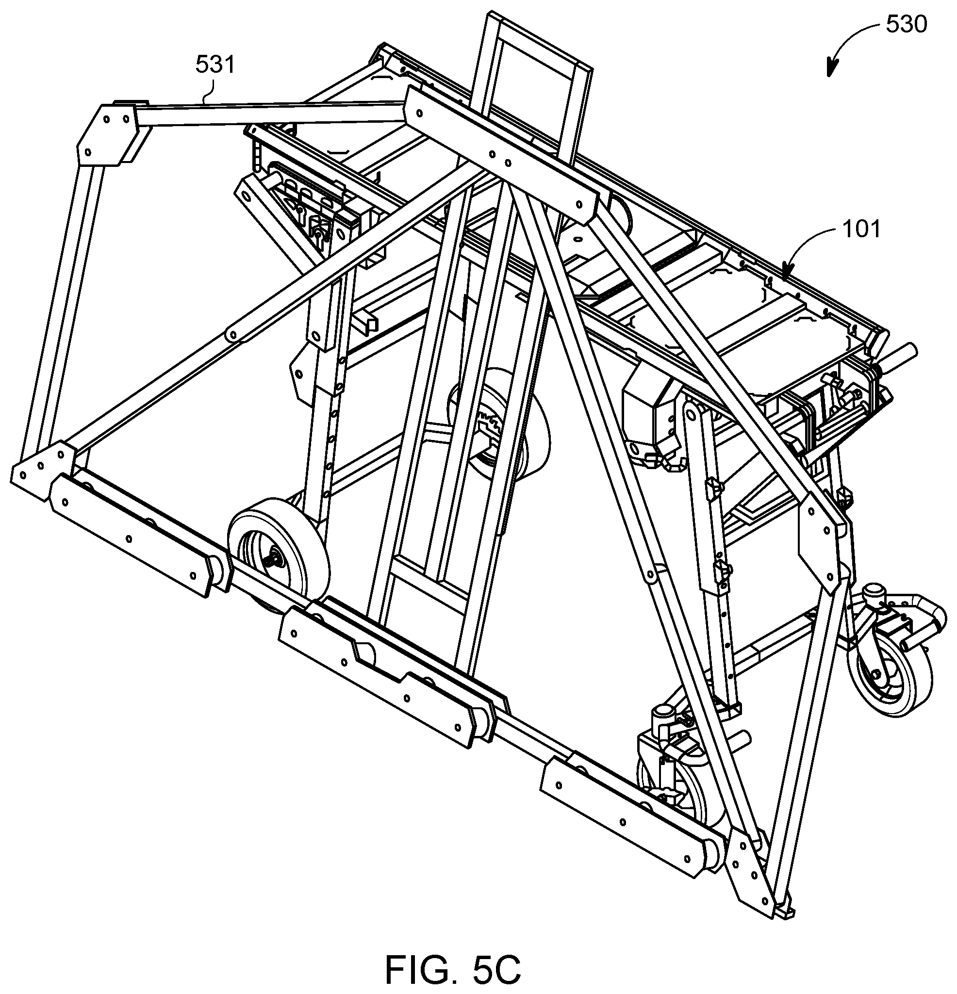 Patent US12583497 Figure 20 – Single-operator multi-function foldable transporter