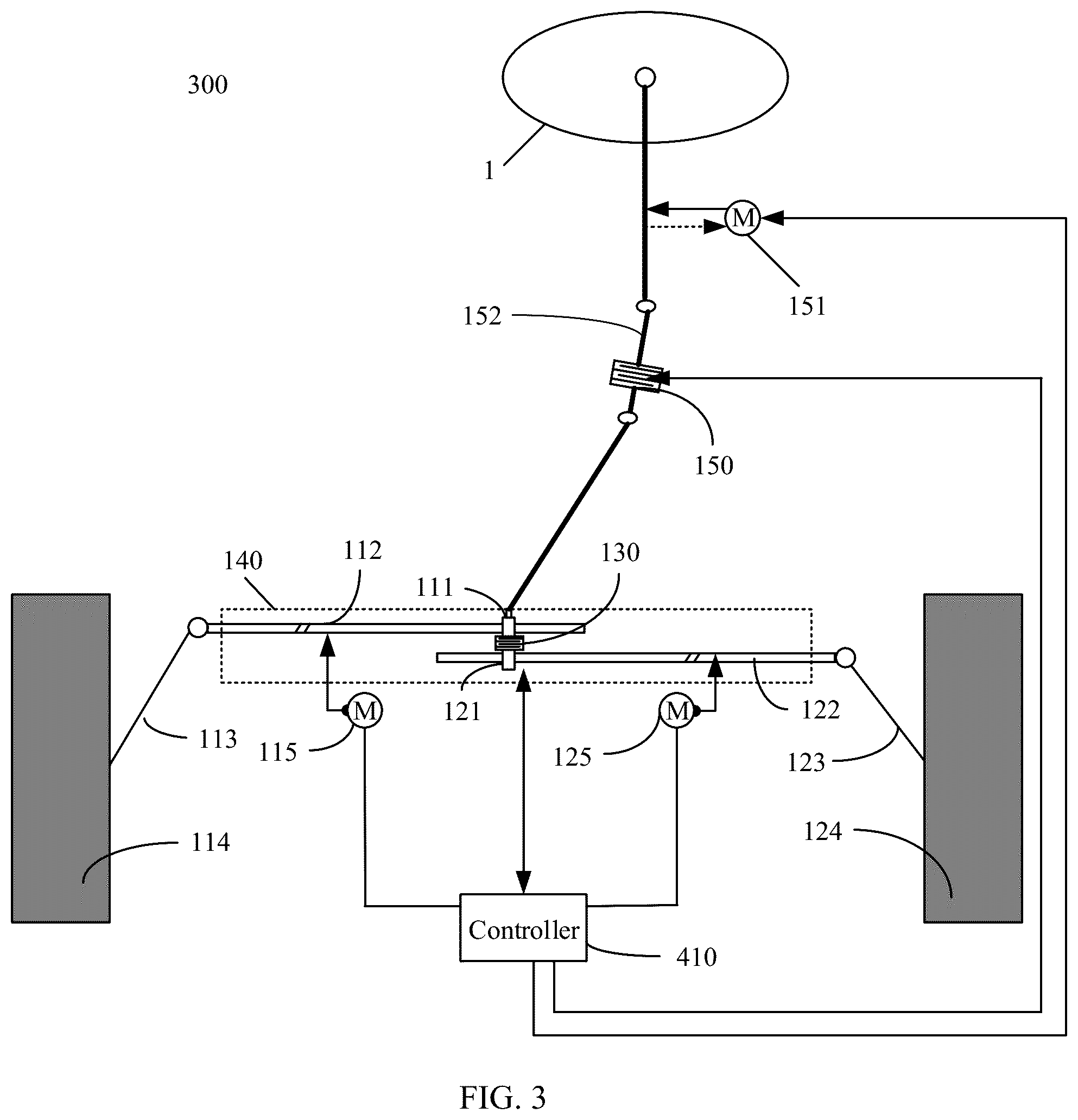 Patent US12583504 Figure 2 – Steering mechanism, steering system, vehicle, and control method