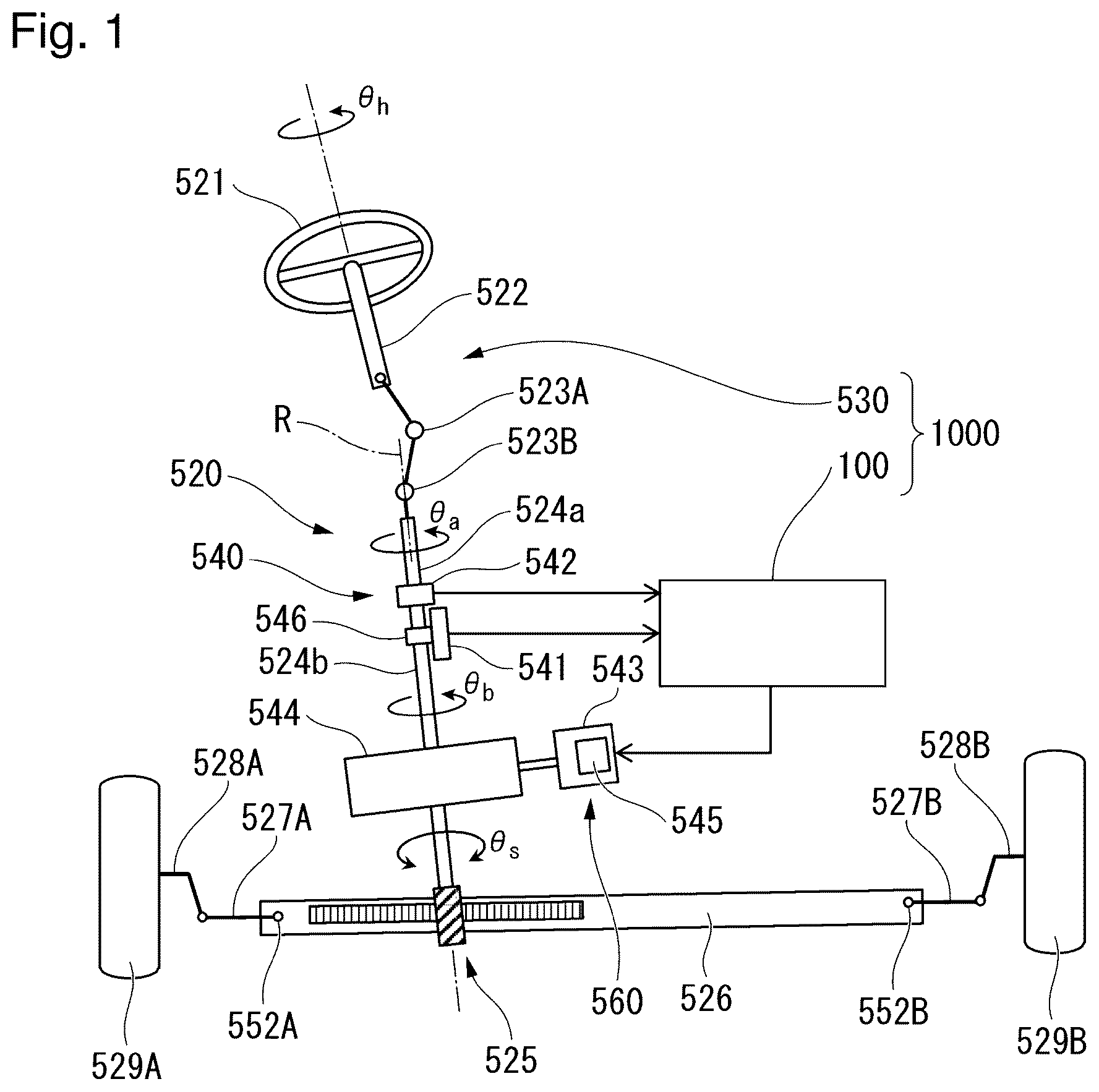 Patent US12583512 Figure 1 – Control device, electric power steering device, and control method