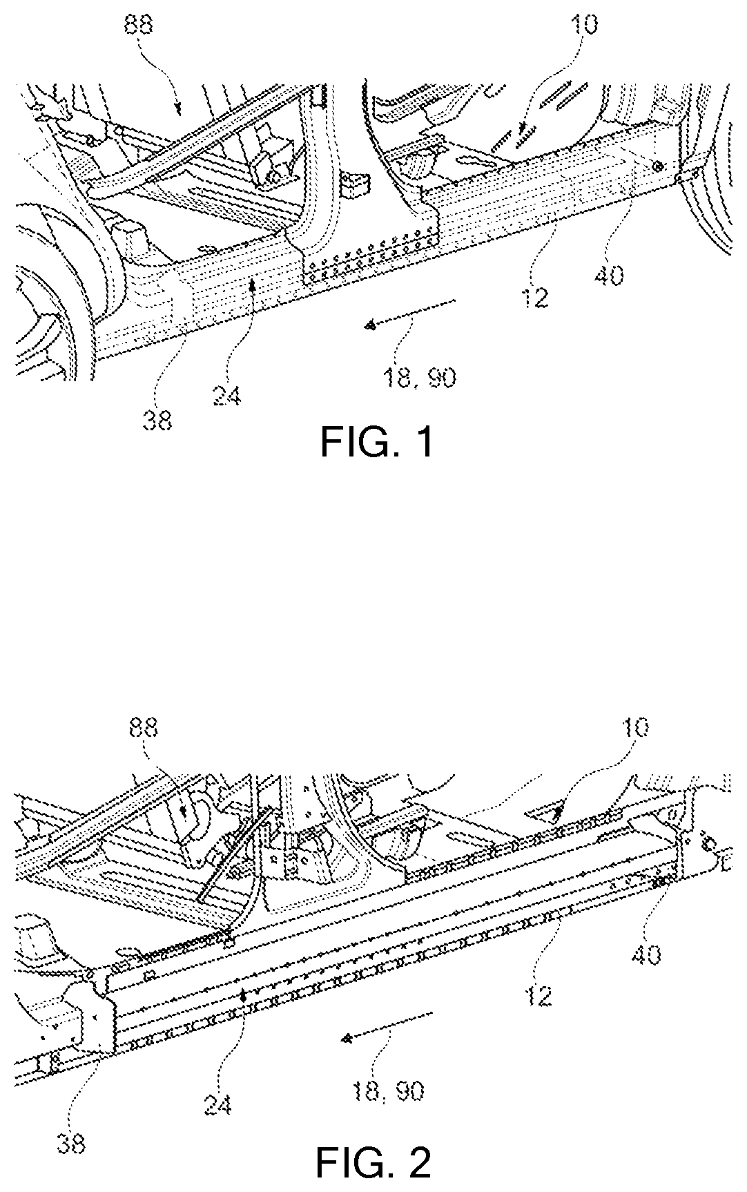 Patent US12583523 — Mechanical component for motor vehicle with energy absorption capability — Figure 1