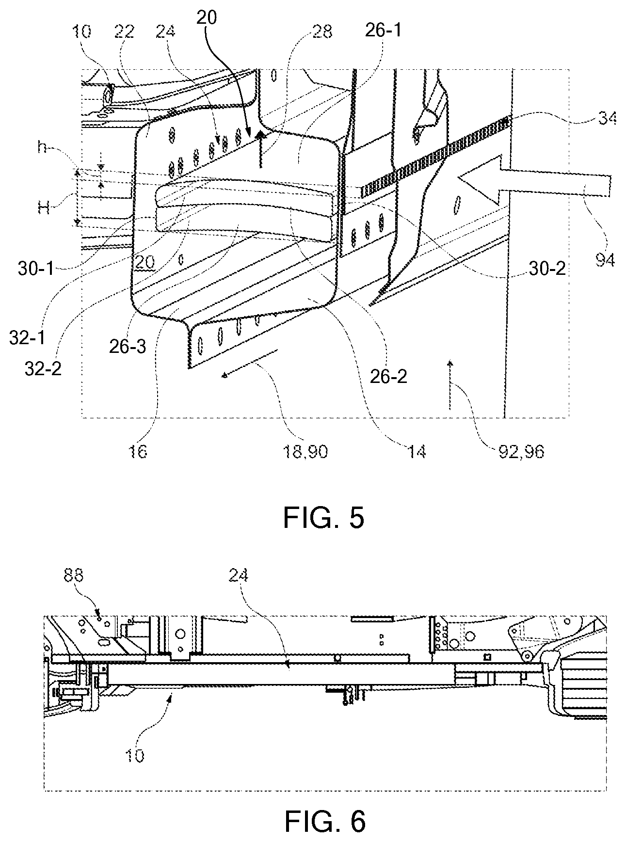 Patent US12583523 Figure 3 – Mechanical component for motor vehicle with energy absorption capability