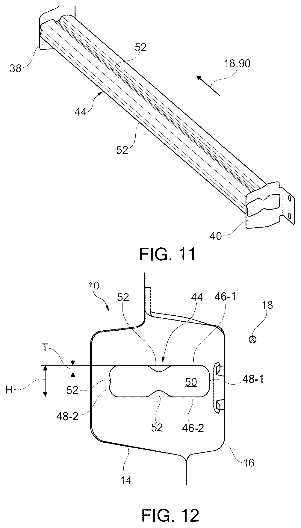 Patent US12583523 Figure 5 – Mechanical component for motor vehicle with energy absorption capability