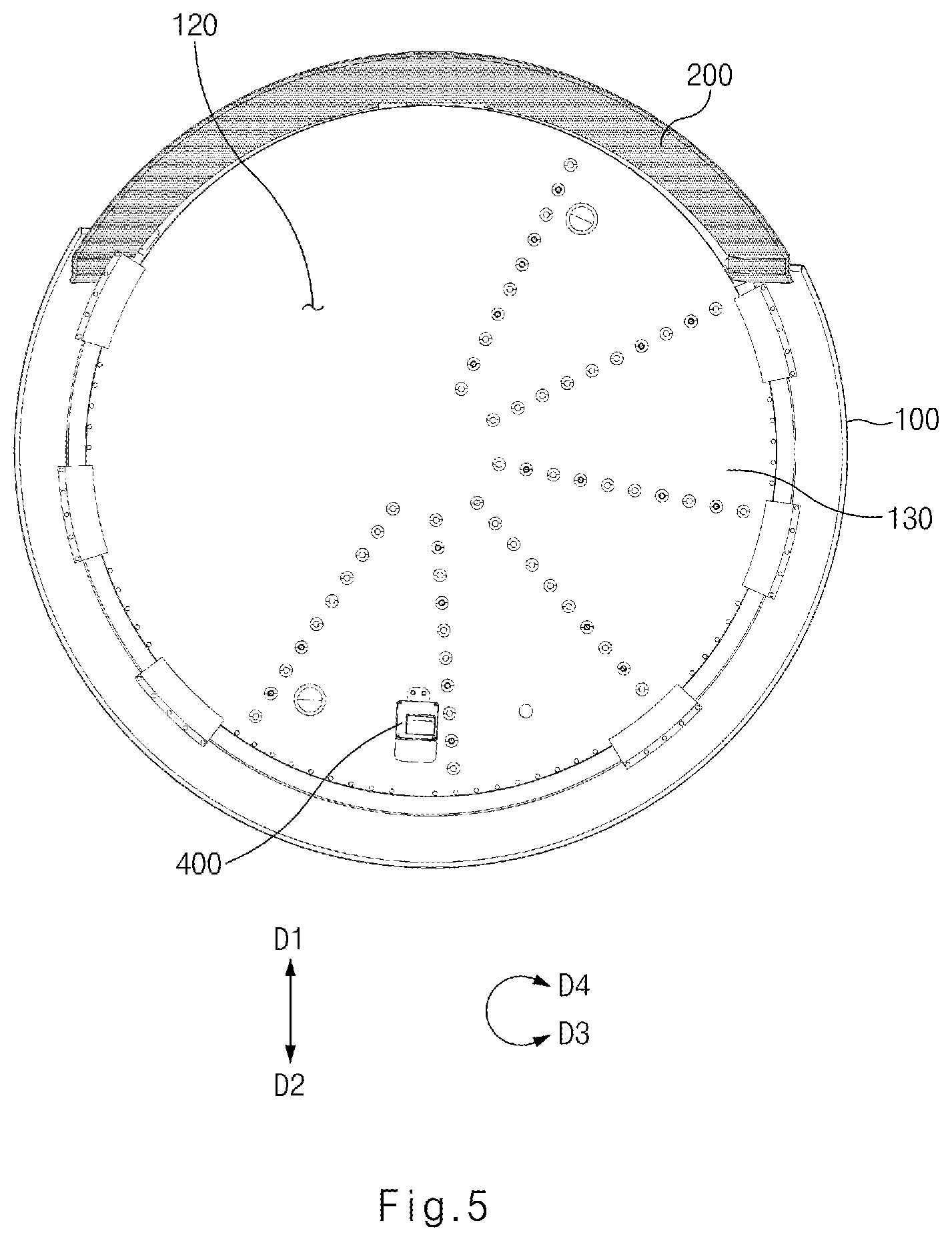 Patent US12583528 Figure 5 – Moving object cabin and moving object including the same
