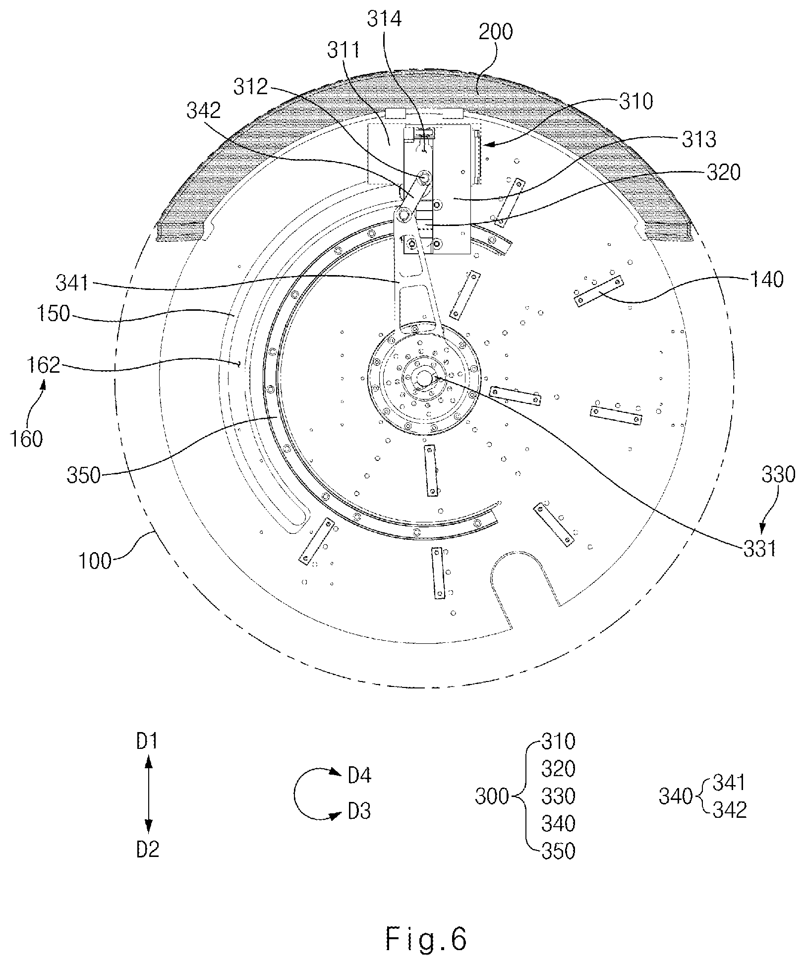 Patent US12583528 Figure 6 – Moving object cabin and moving object including the same
