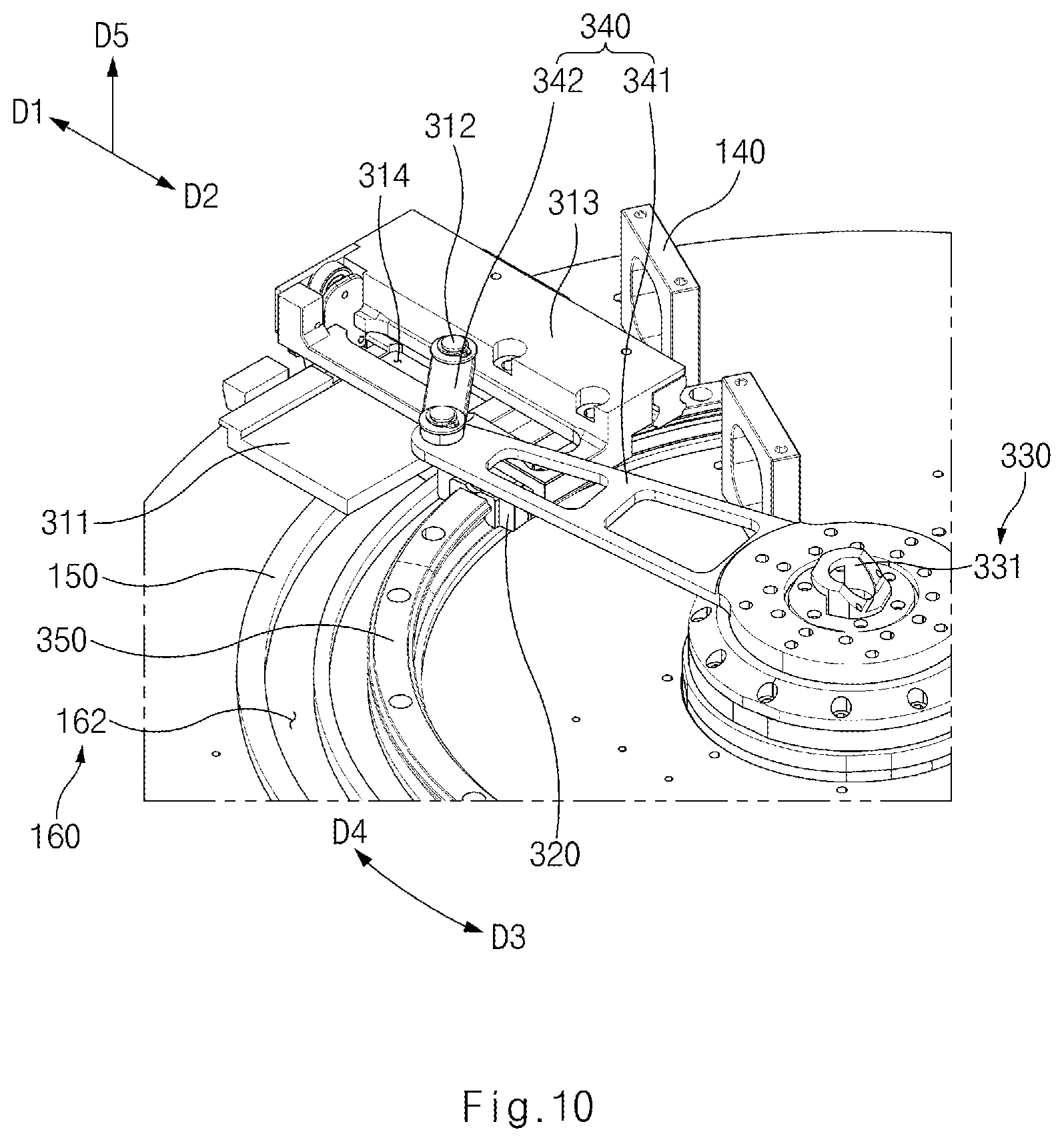 Patent US12583528 Figure 10 – Moving object cabin and moving object including the same