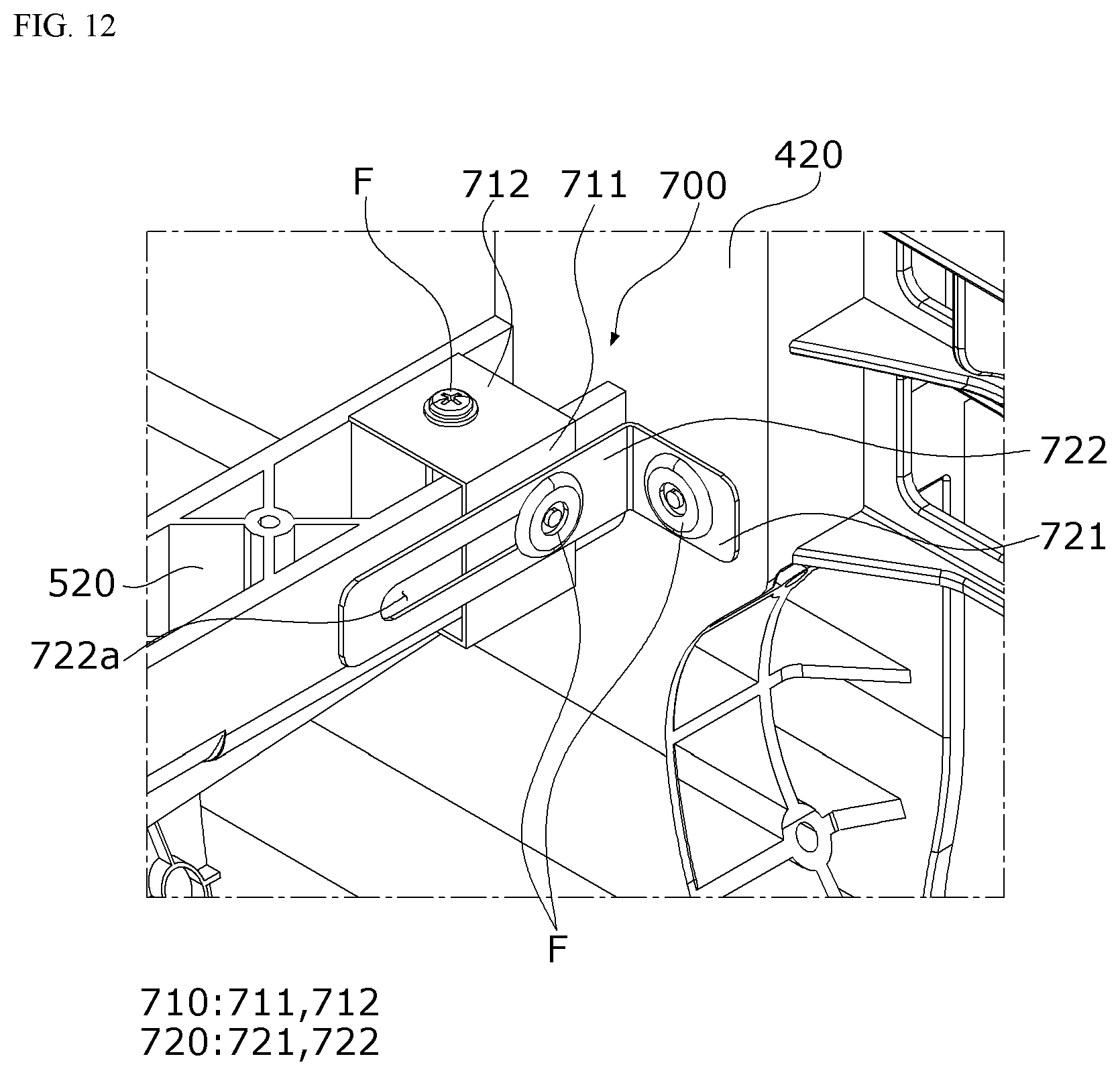 Patent US12583529 Figure 11 – Cowl cross structure