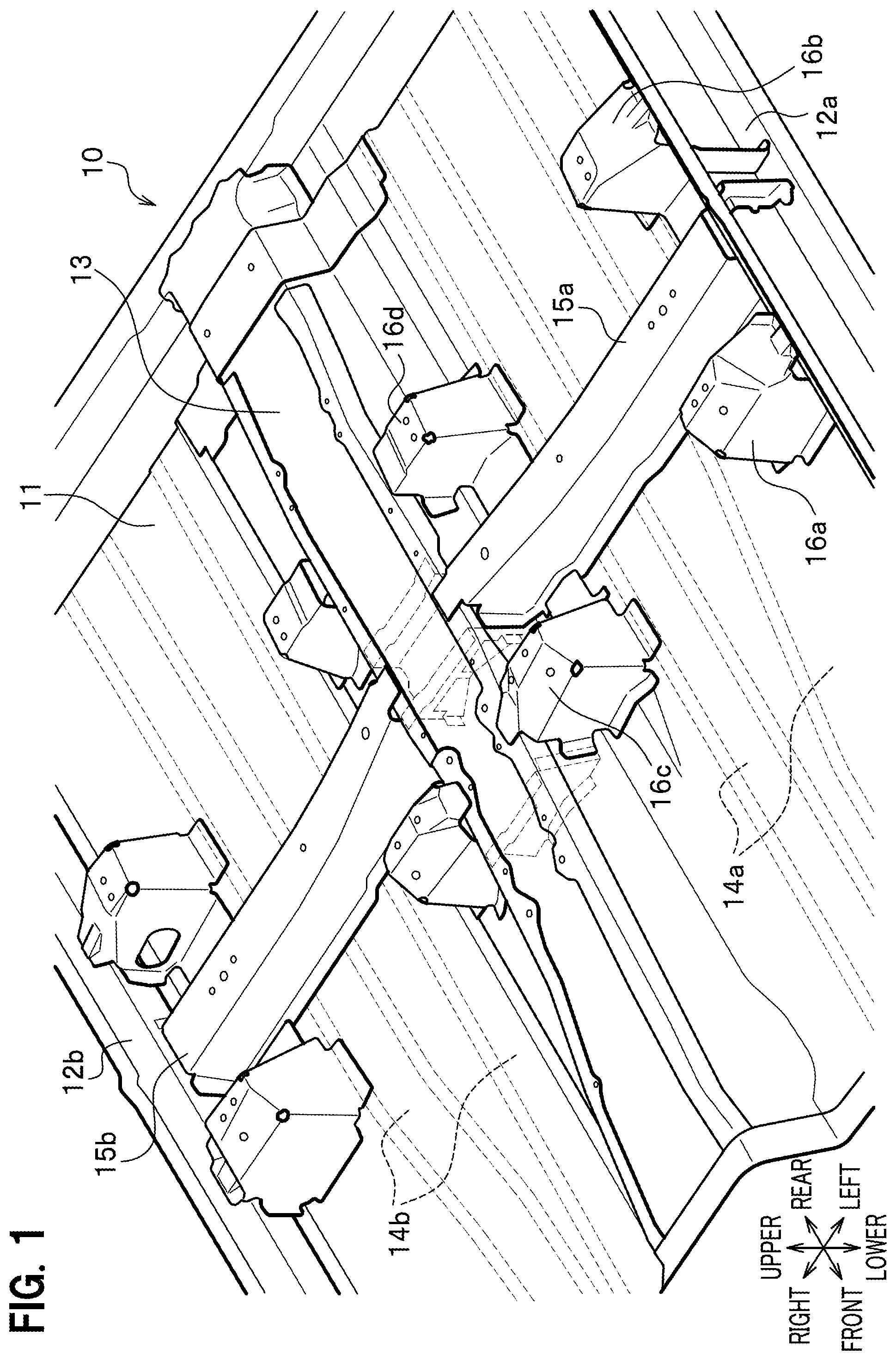 Patent US12583531 Figure 1 – Tunnel reinforcing structure