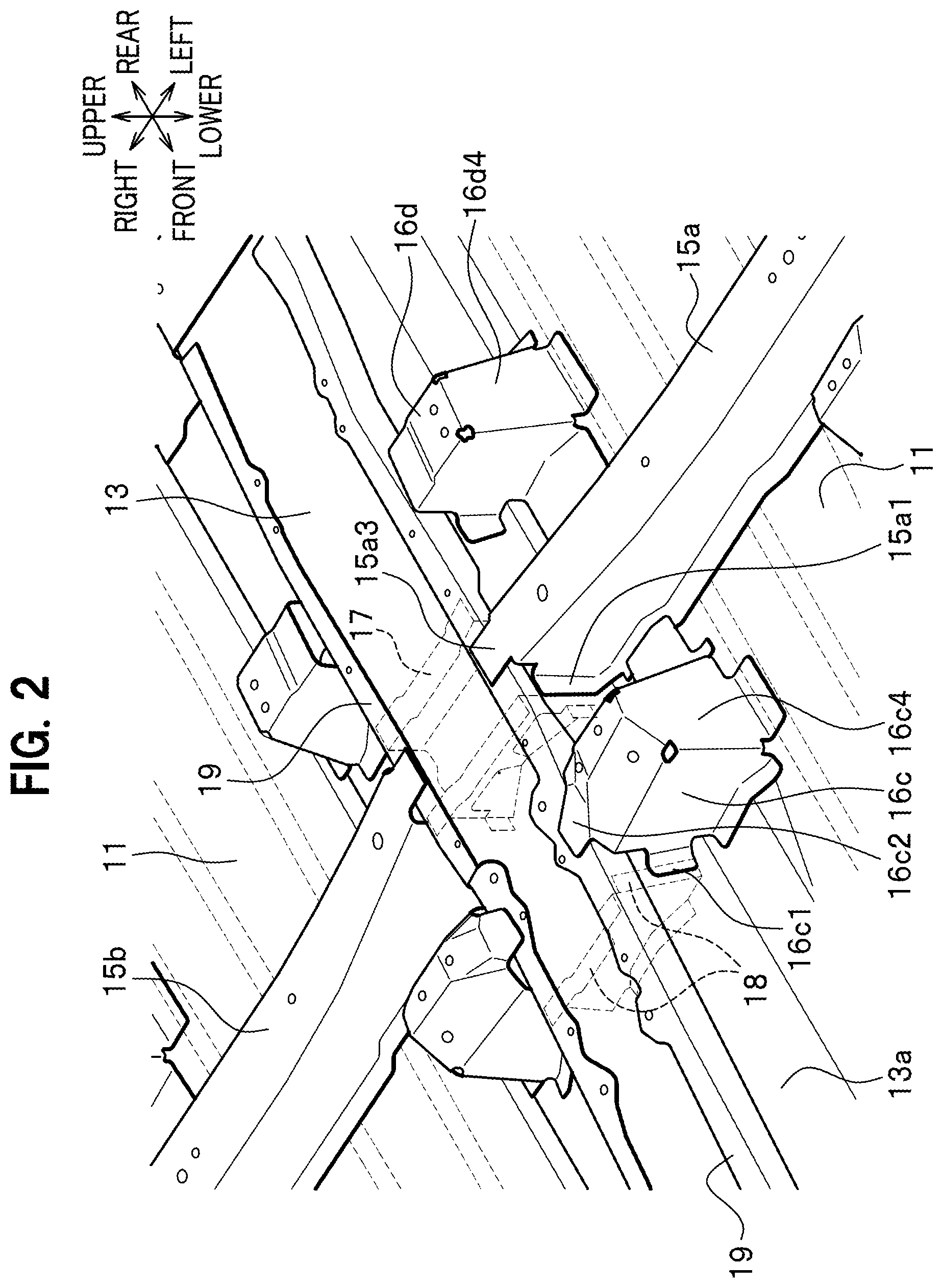 Patent US12583531 Figure 2 – Tunnel reinforcing structure