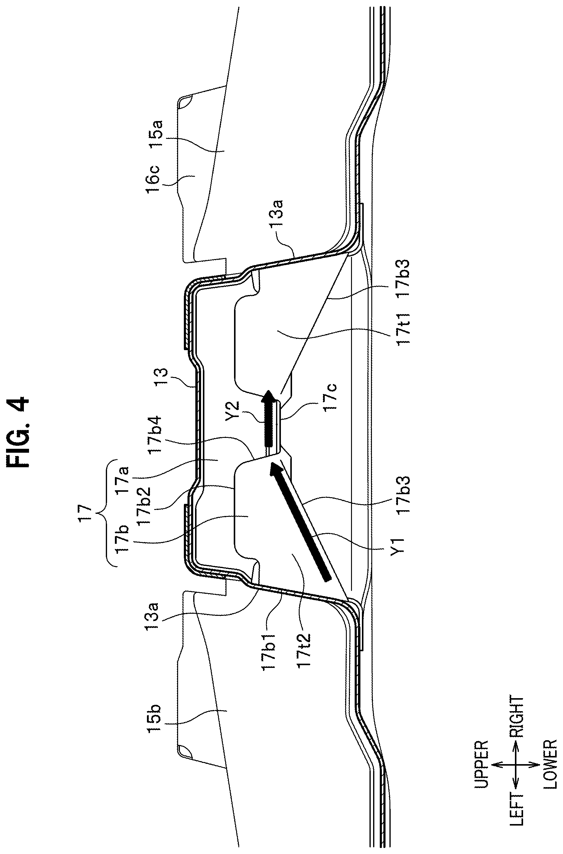 Patent US12583531 Figure 4 – Tunnel reinforcing structure
