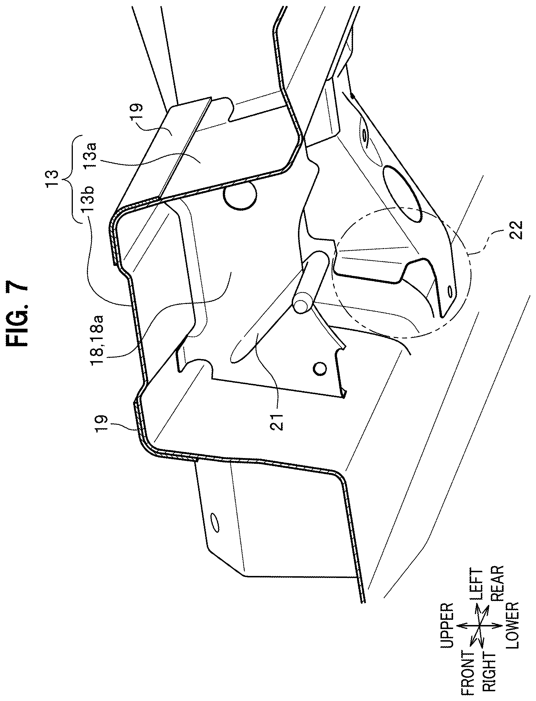Patent US12583531 Figure 7 – Tunnel reinforcing structure