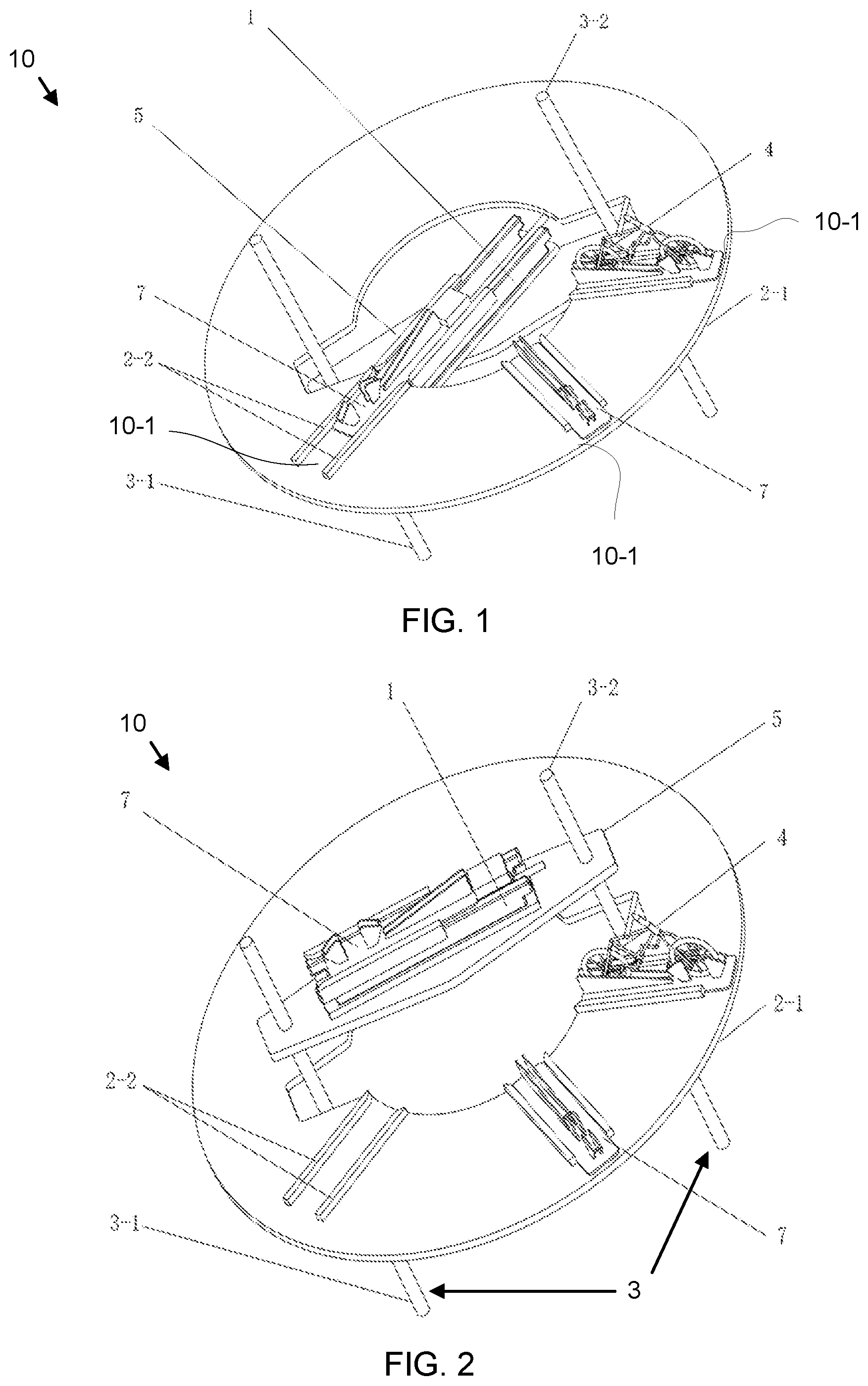 Patent US12583542 Figure 1 – Bicycle parking device
