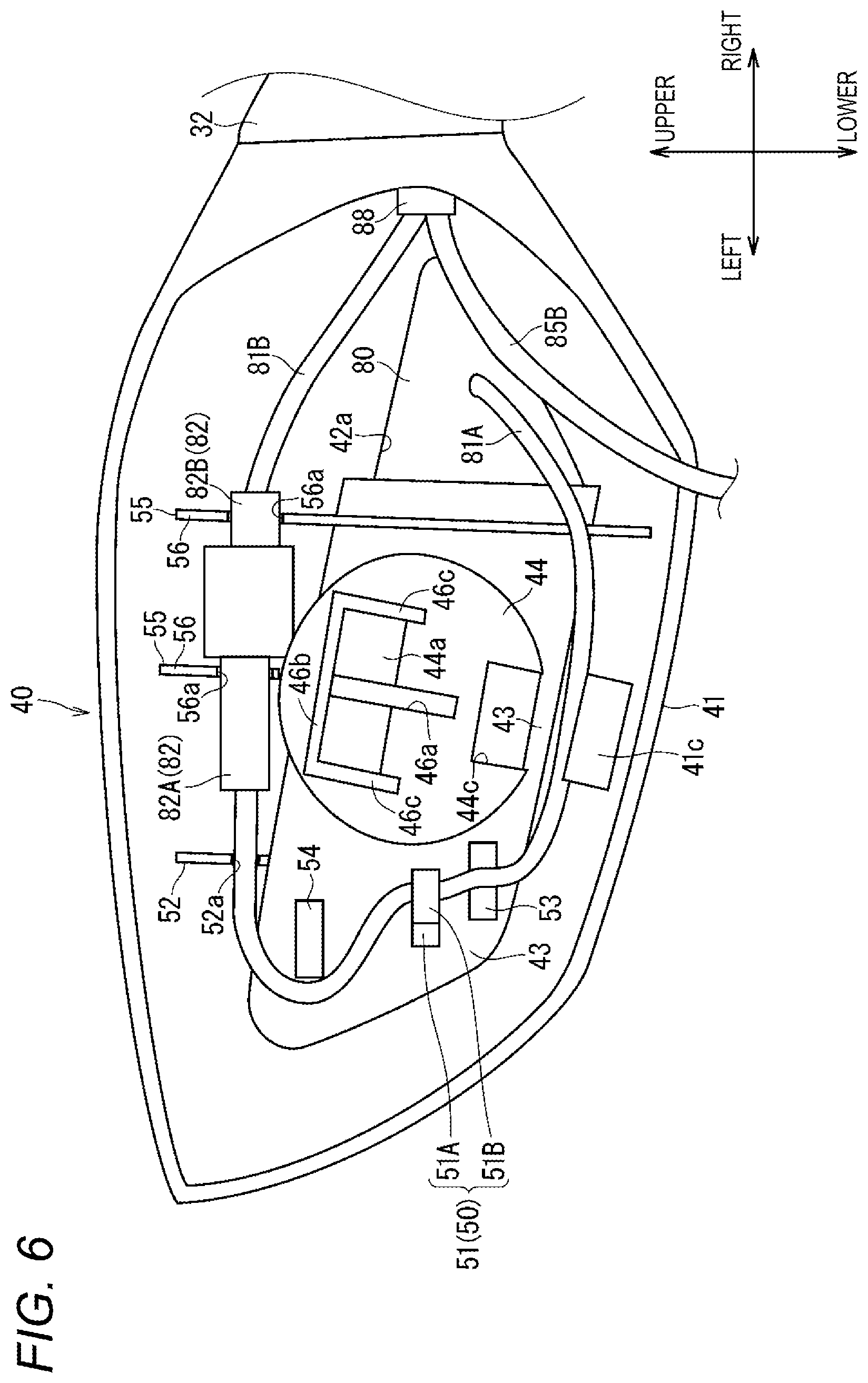 Patent US12583544 Figure 6 – Mirror device and straddle-type vehicle