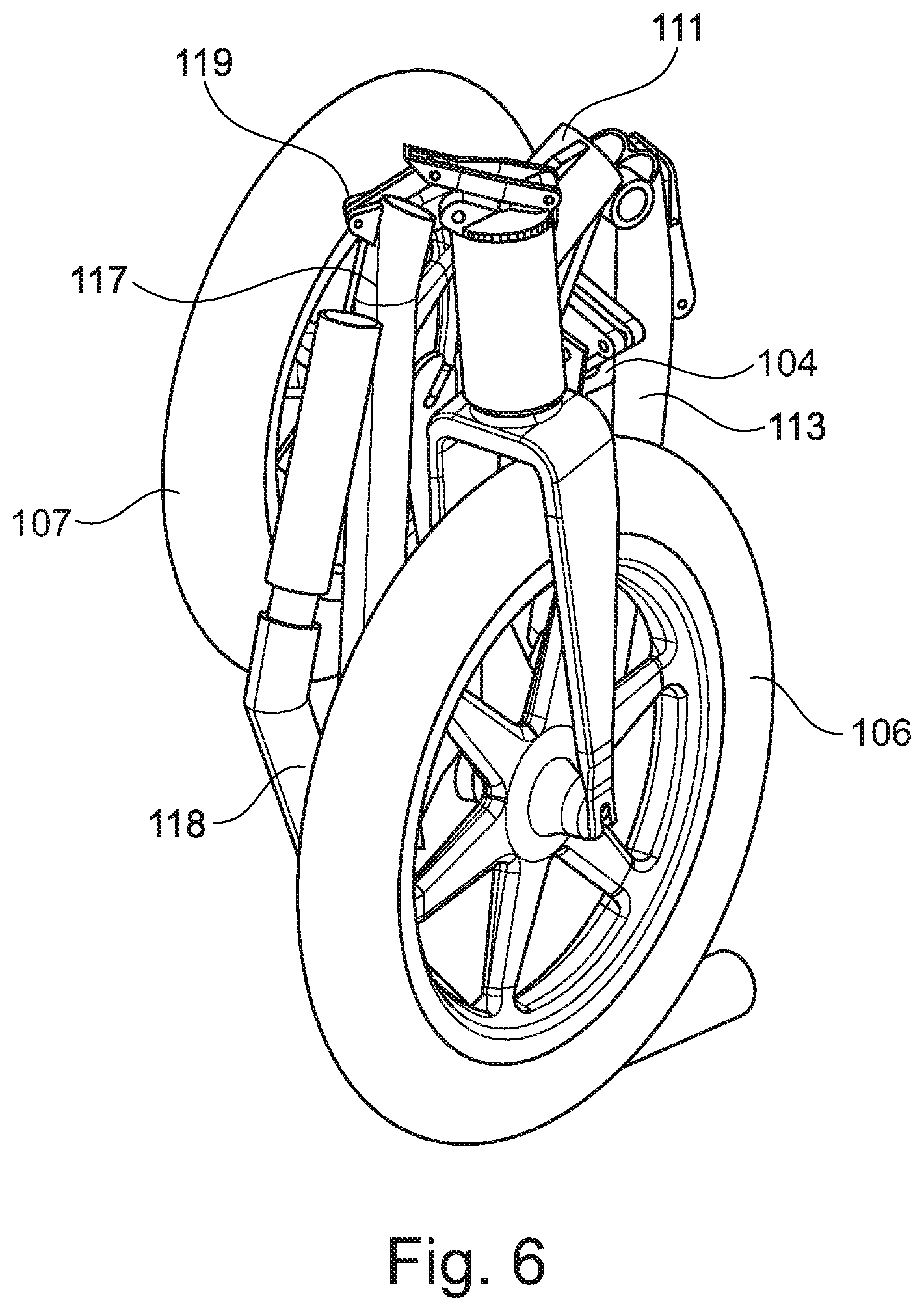 Patent US12583552 Figure 4 – Alpine bicycle